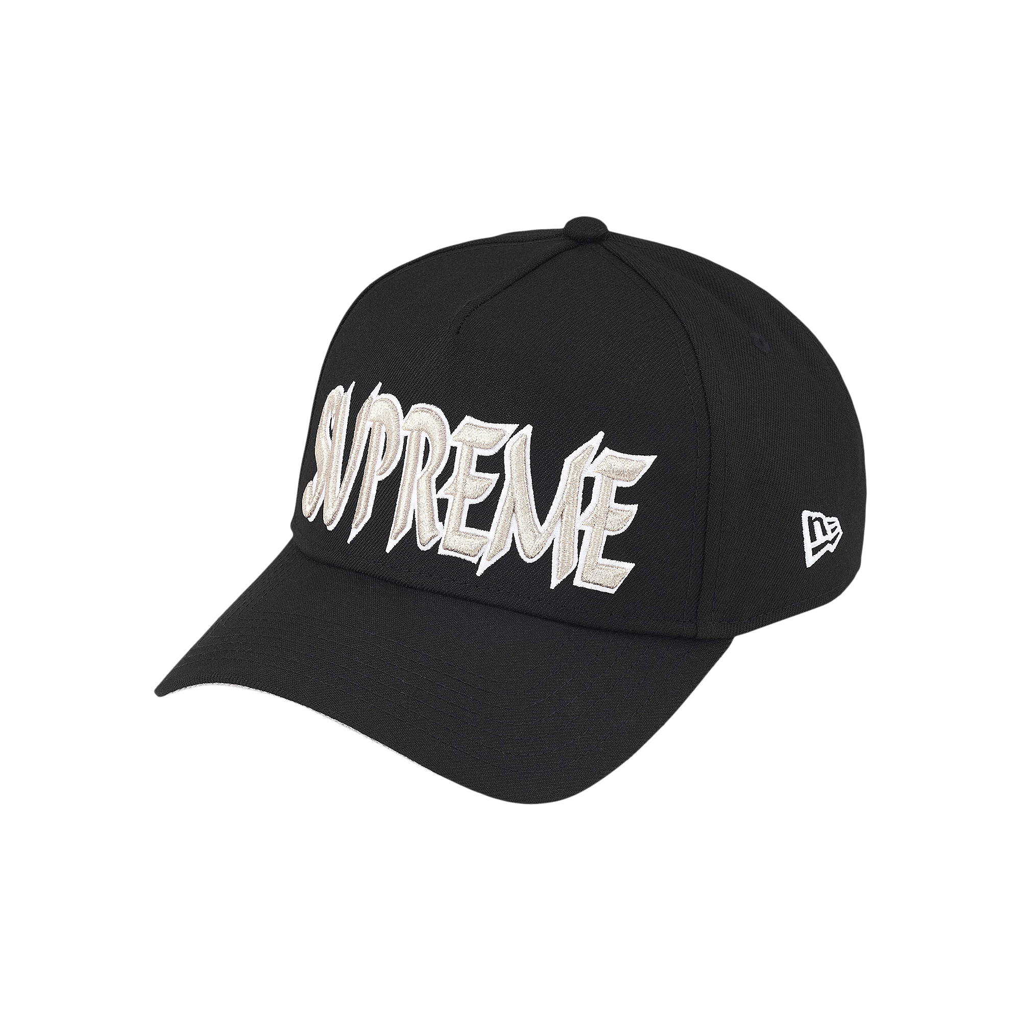 Supreme Sharp Spellout Adjustable New Era 'Black'