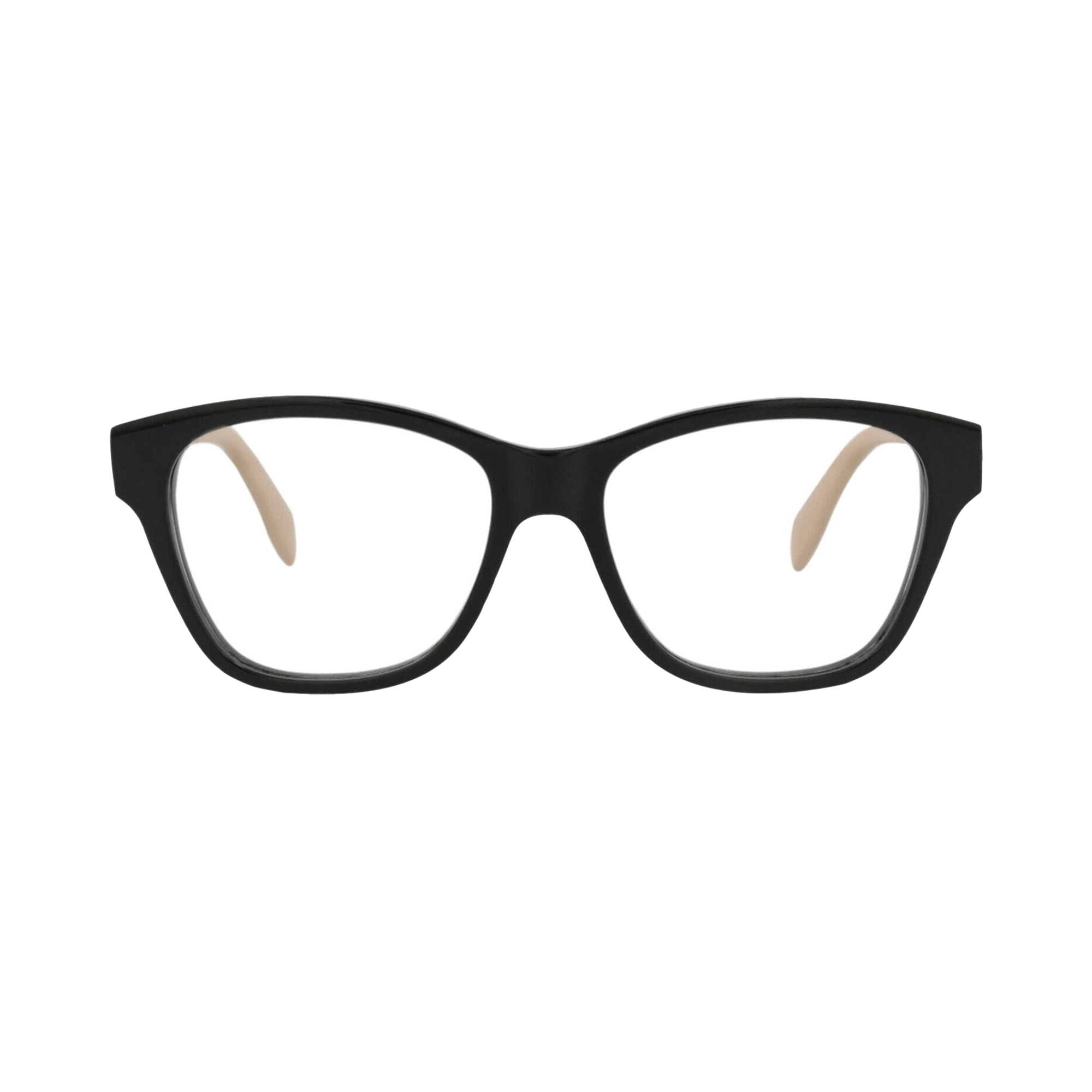 Alexander McQueen Square-Frame Acetate Optical Frames 'Black Transparent'