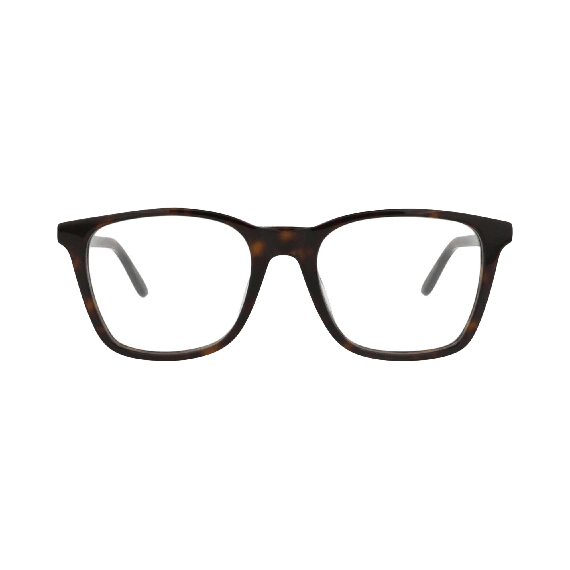 Alexander McQueen Square-Frame Acetate Optical Frames 'Havana Gold Transparent'