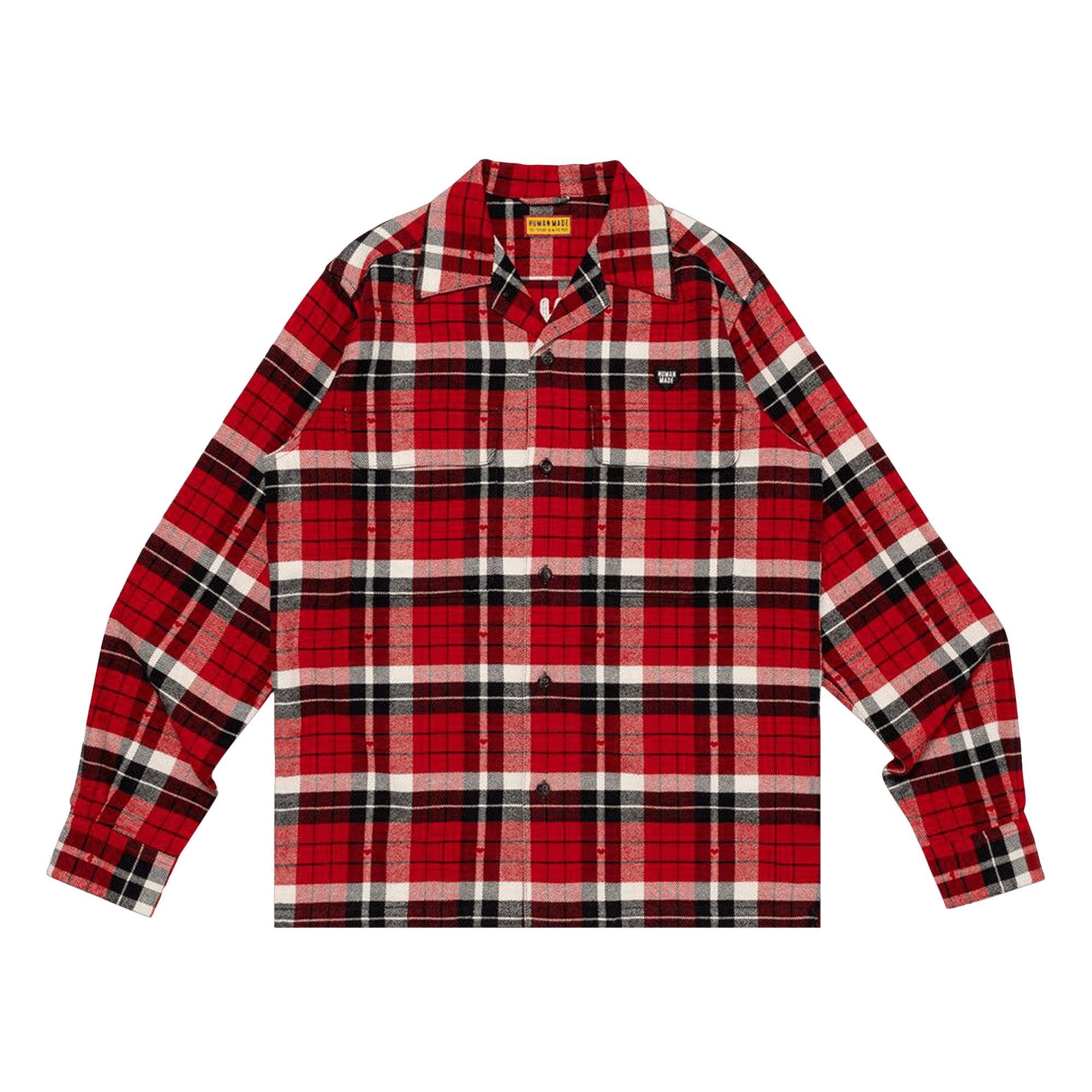 Human Made Flannel Check Shirt 'Red'