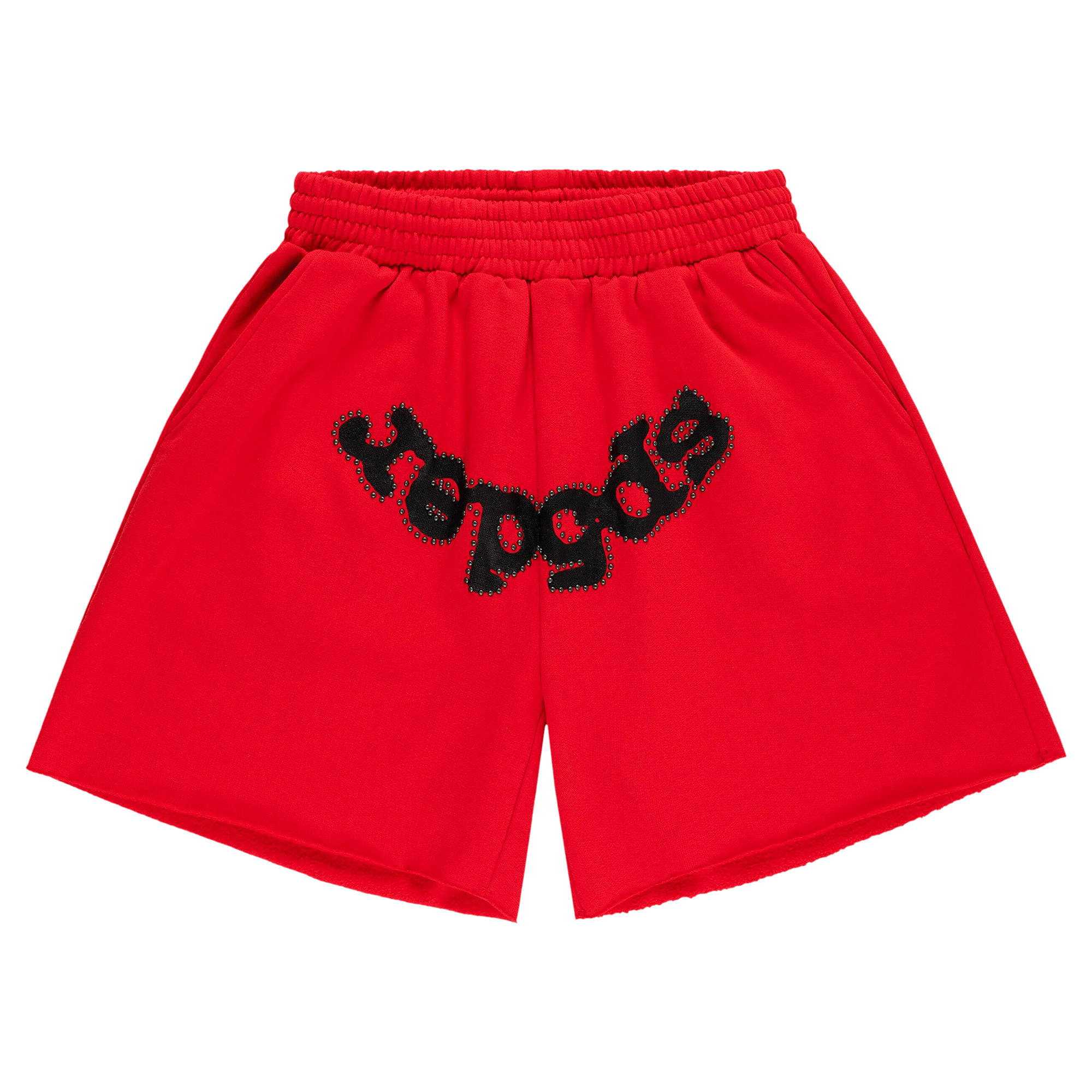 Sp5der OG Studded Sweatshort 'Red'