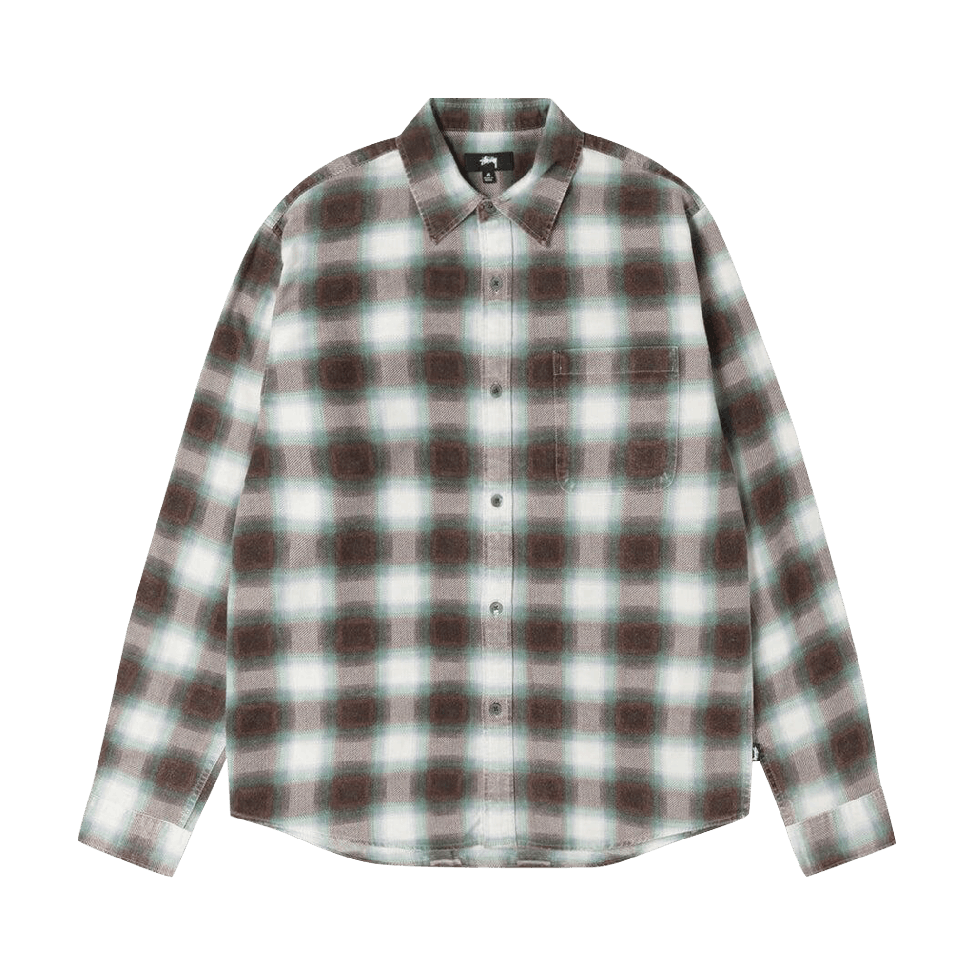 Stussy June Plaid Shirt 'Bone'