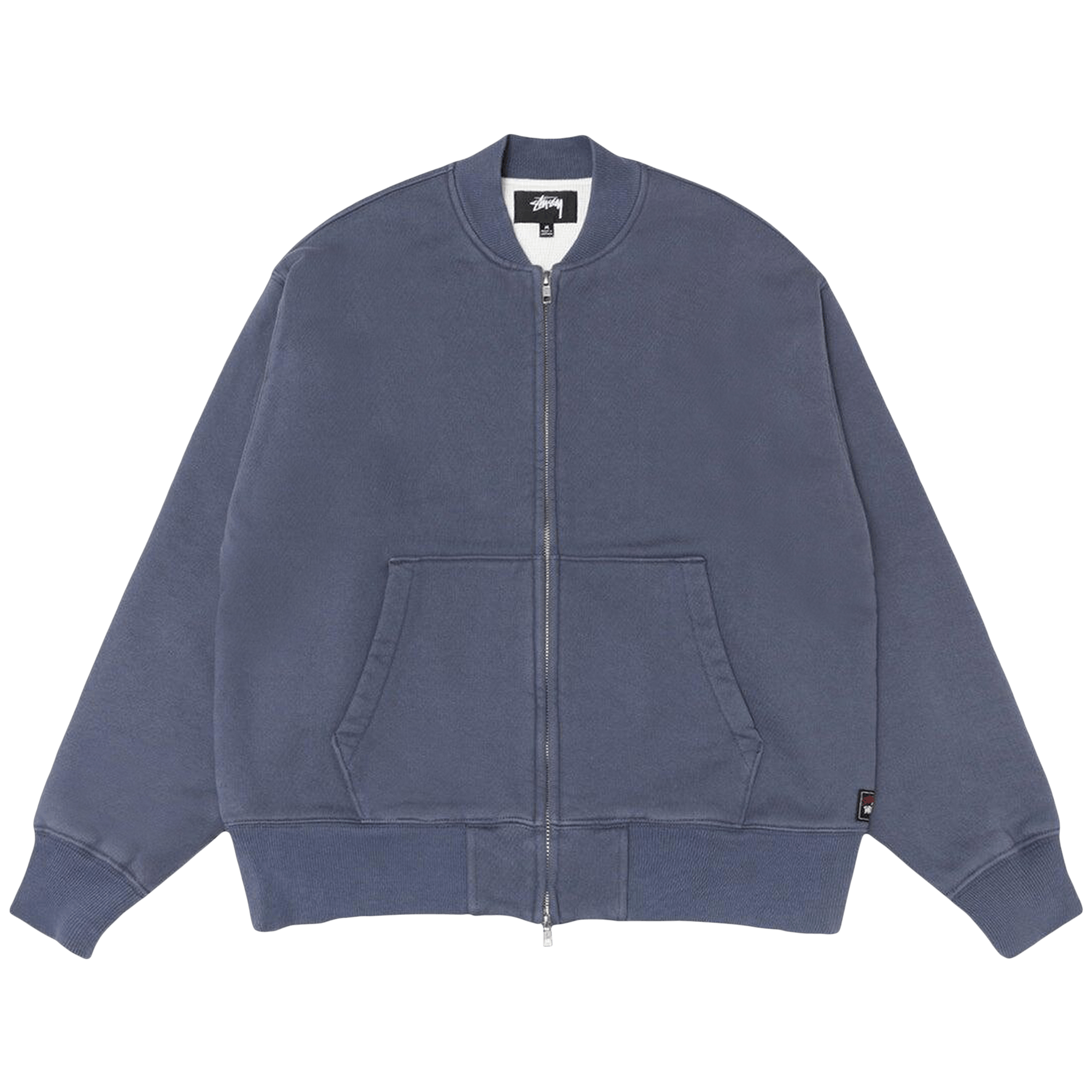 Stussy Thermal Lined Fleece Zip 'Faded Blue'