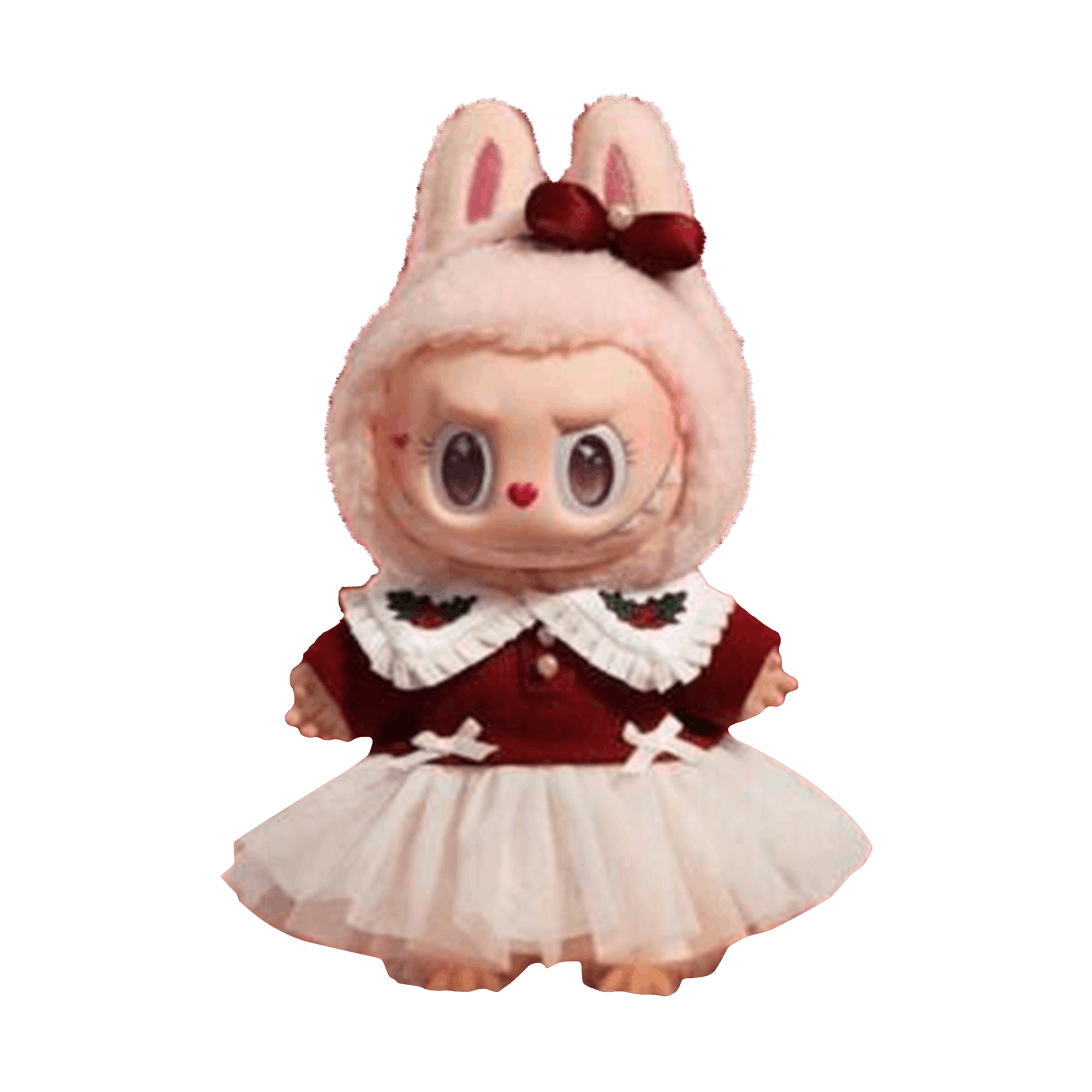 Pop Mart Labubu THE MONSTERS Mokoko Twinkly Fairy Tale Vinyl Plush Doll Pendant 'Pink' (Pop Land Exclusive)