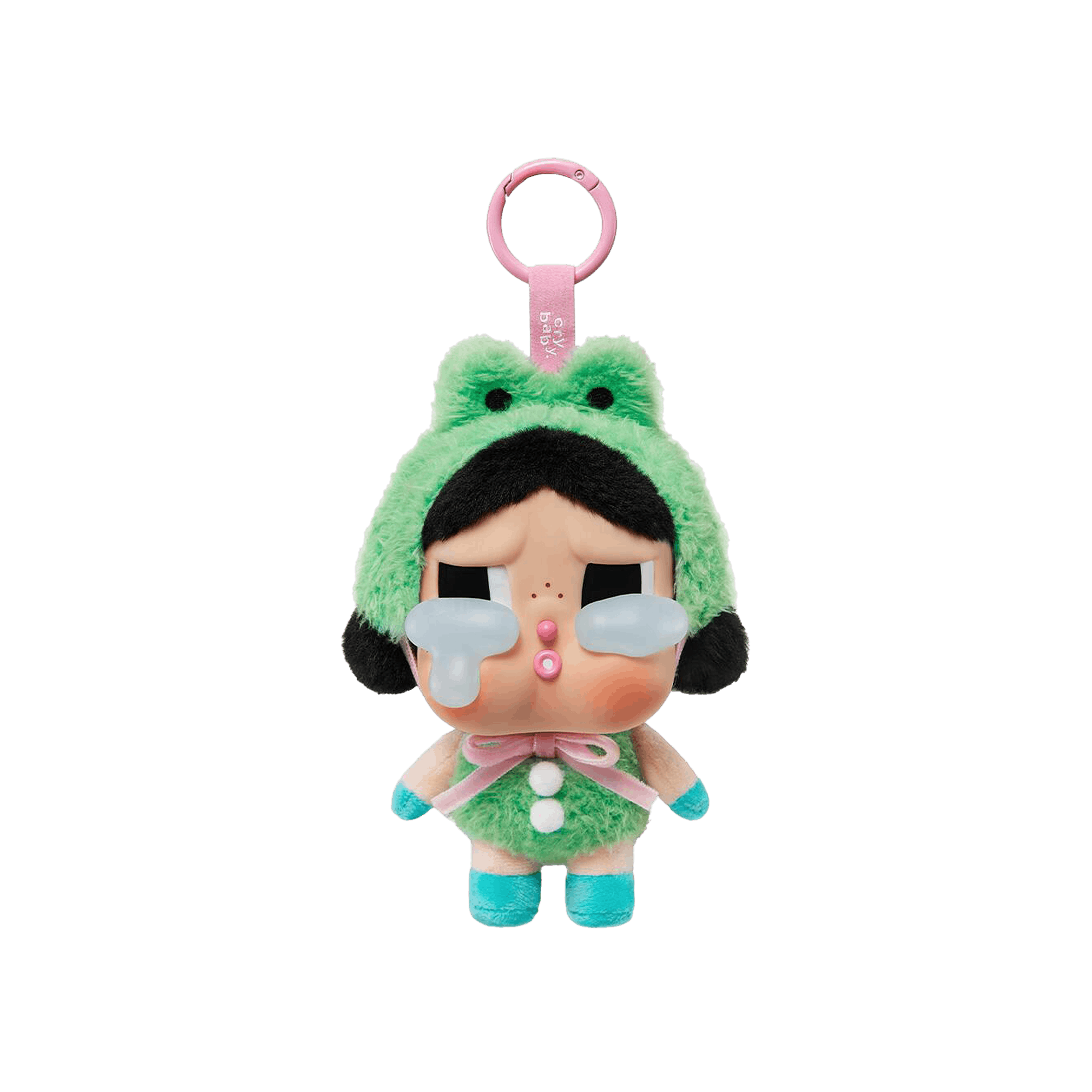Pop Mart CryBaby Crying Again Series Vinyl Face Plush 'What A Frog'