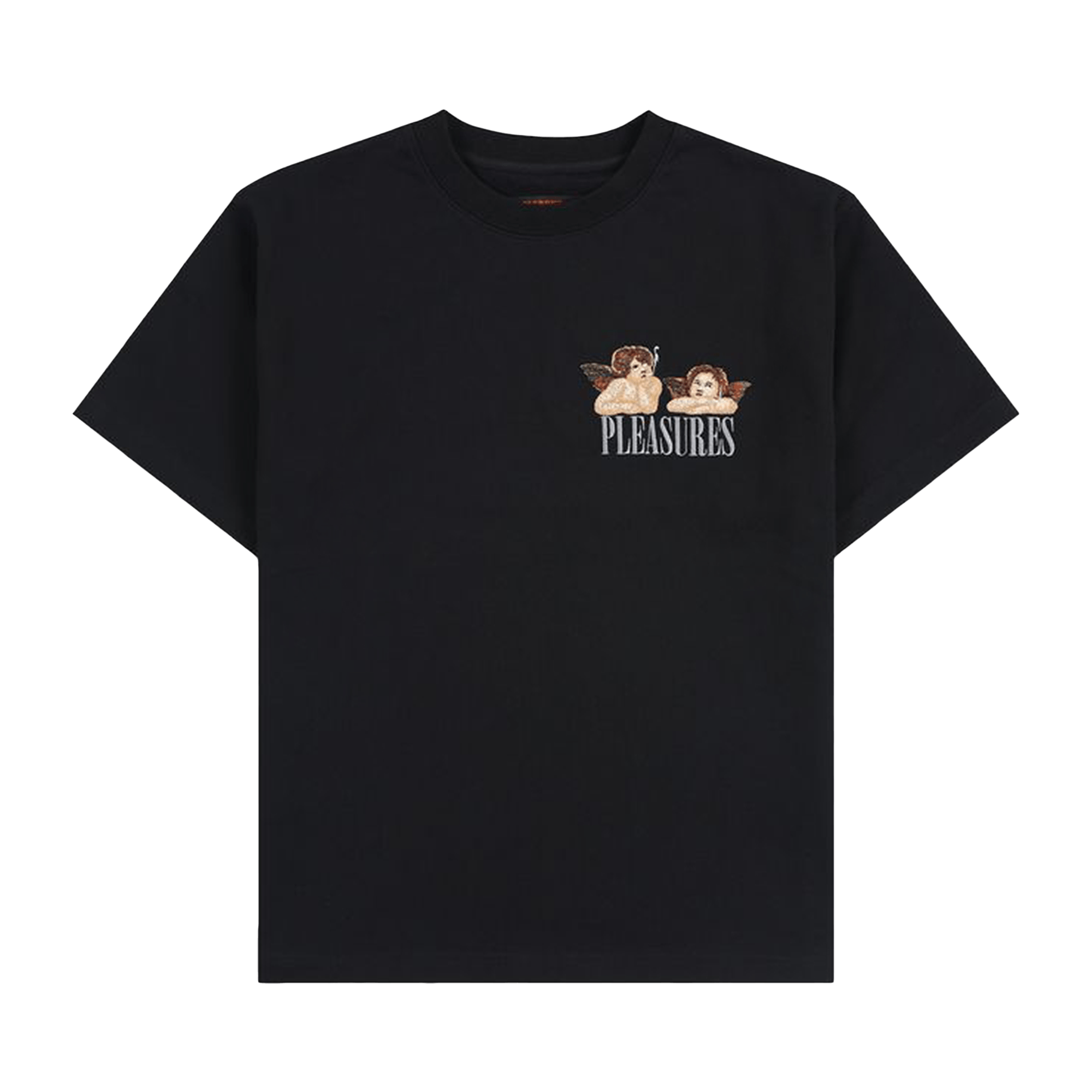 Pleasures Dynamic Short-Sleeve Crewneck 'Black'