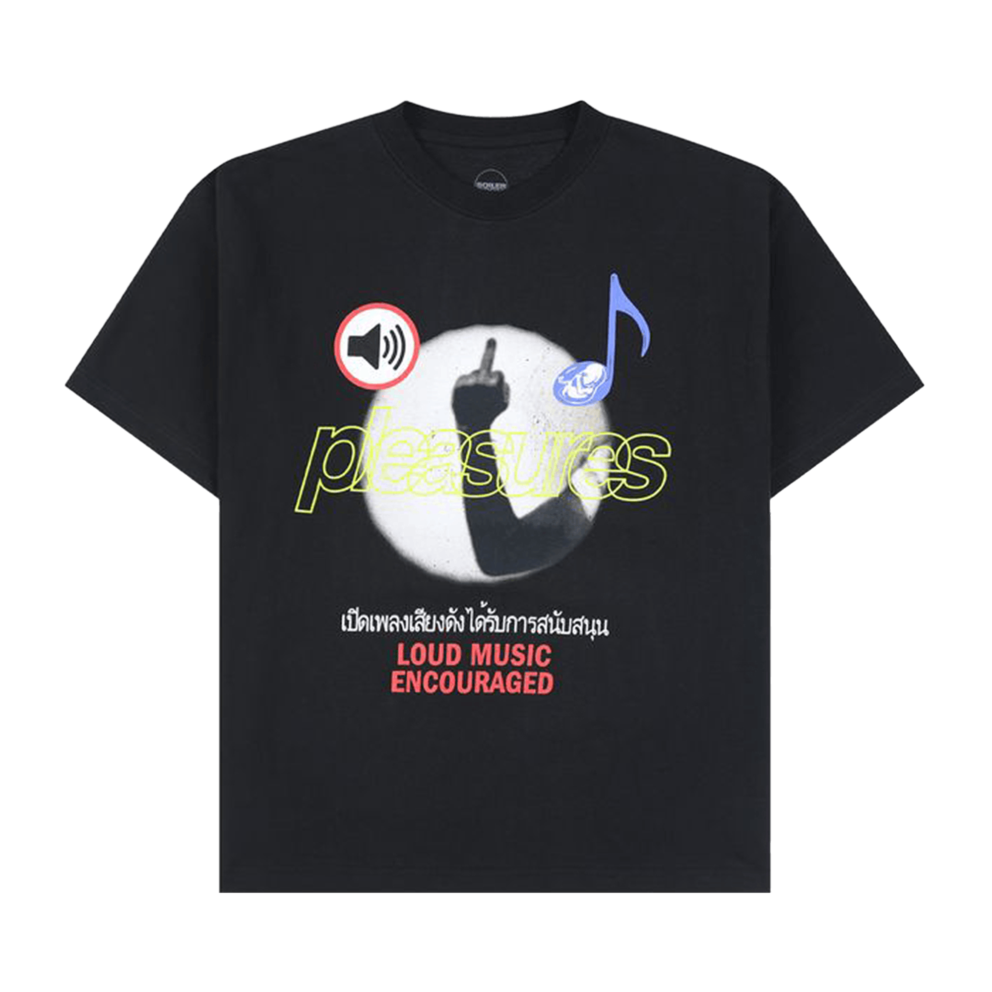 Pleasures Loud Music T-Shirt 'Black'