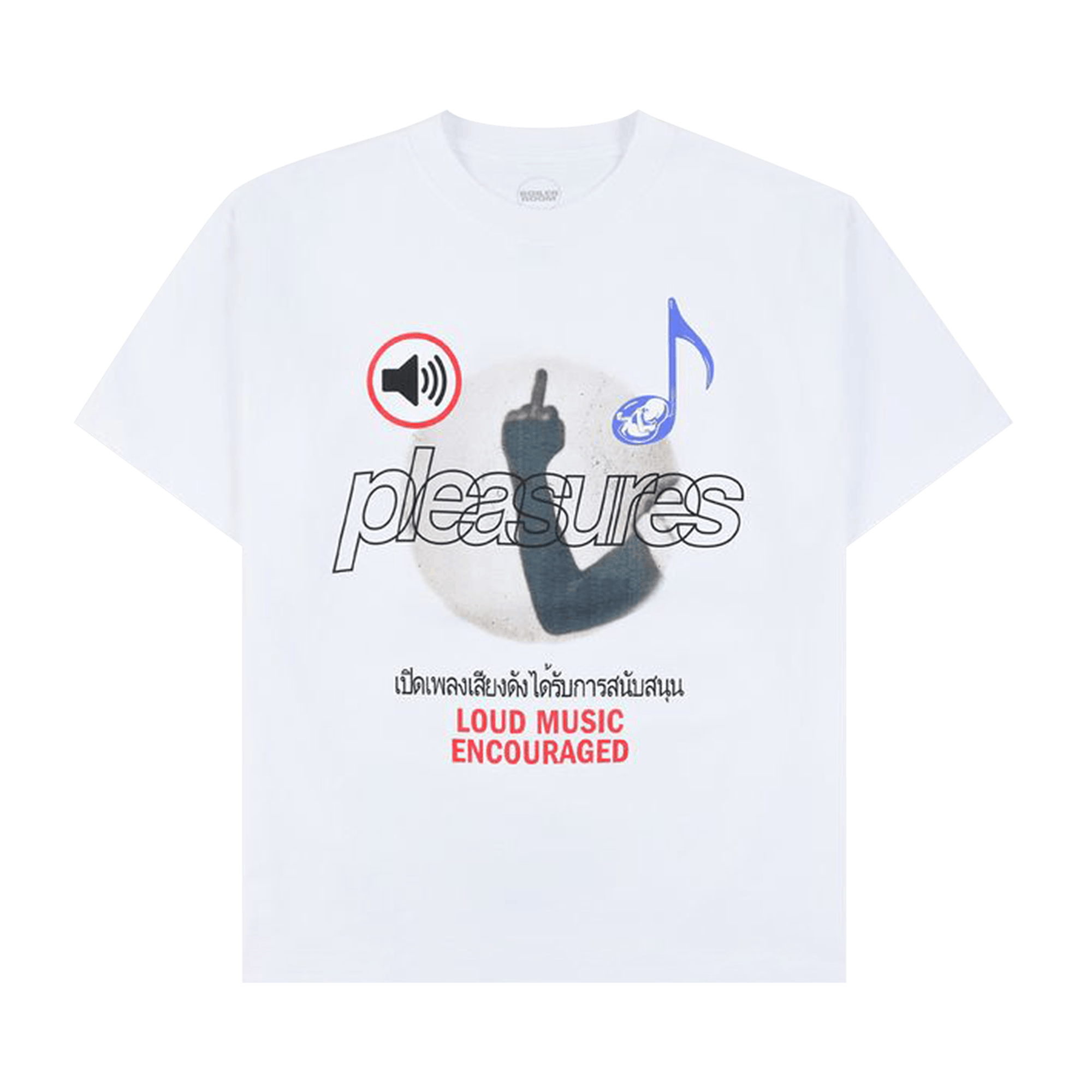 Pleasures Loud Music T-Shirt 'White'