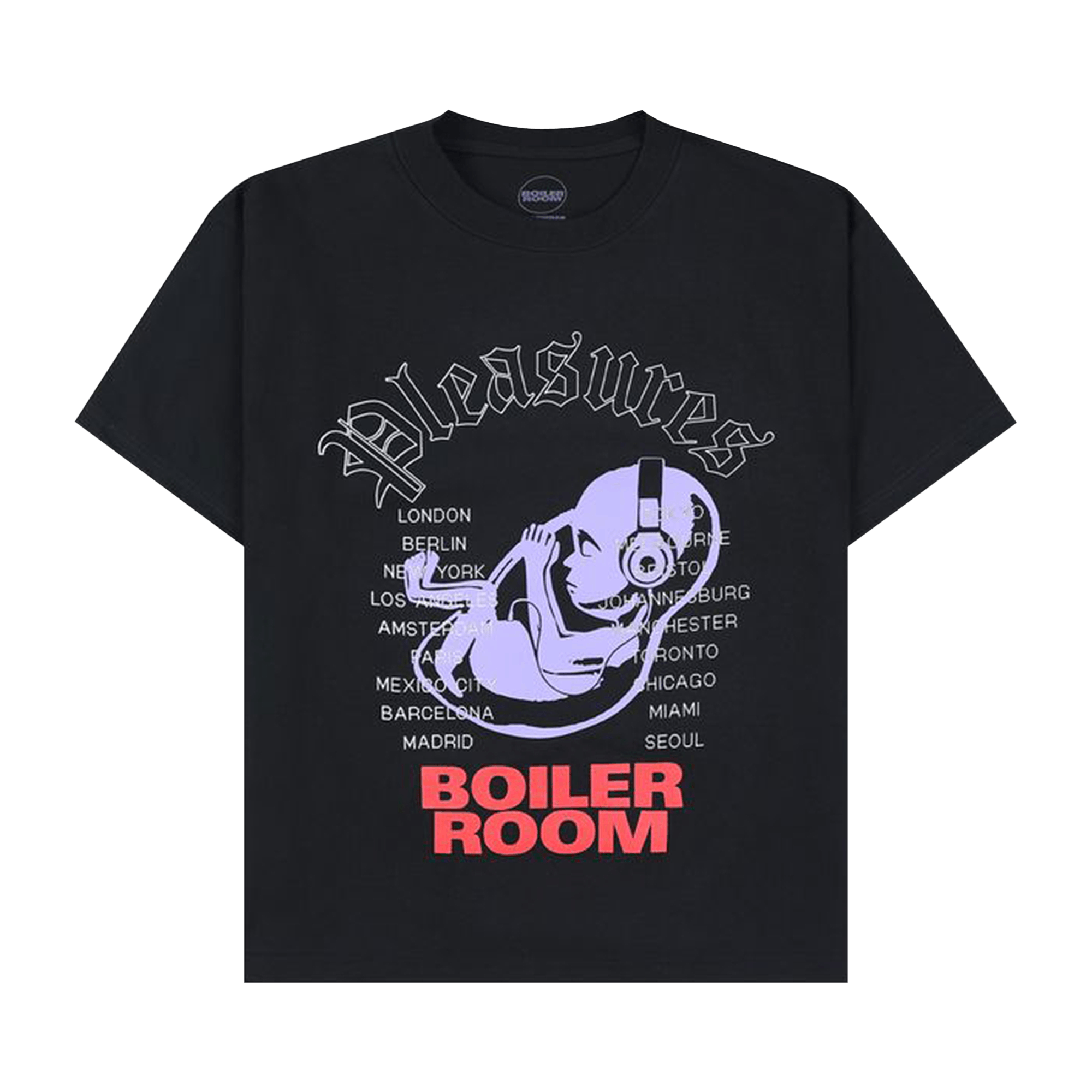 Pleasures Headphone T-Shirt 'Black'