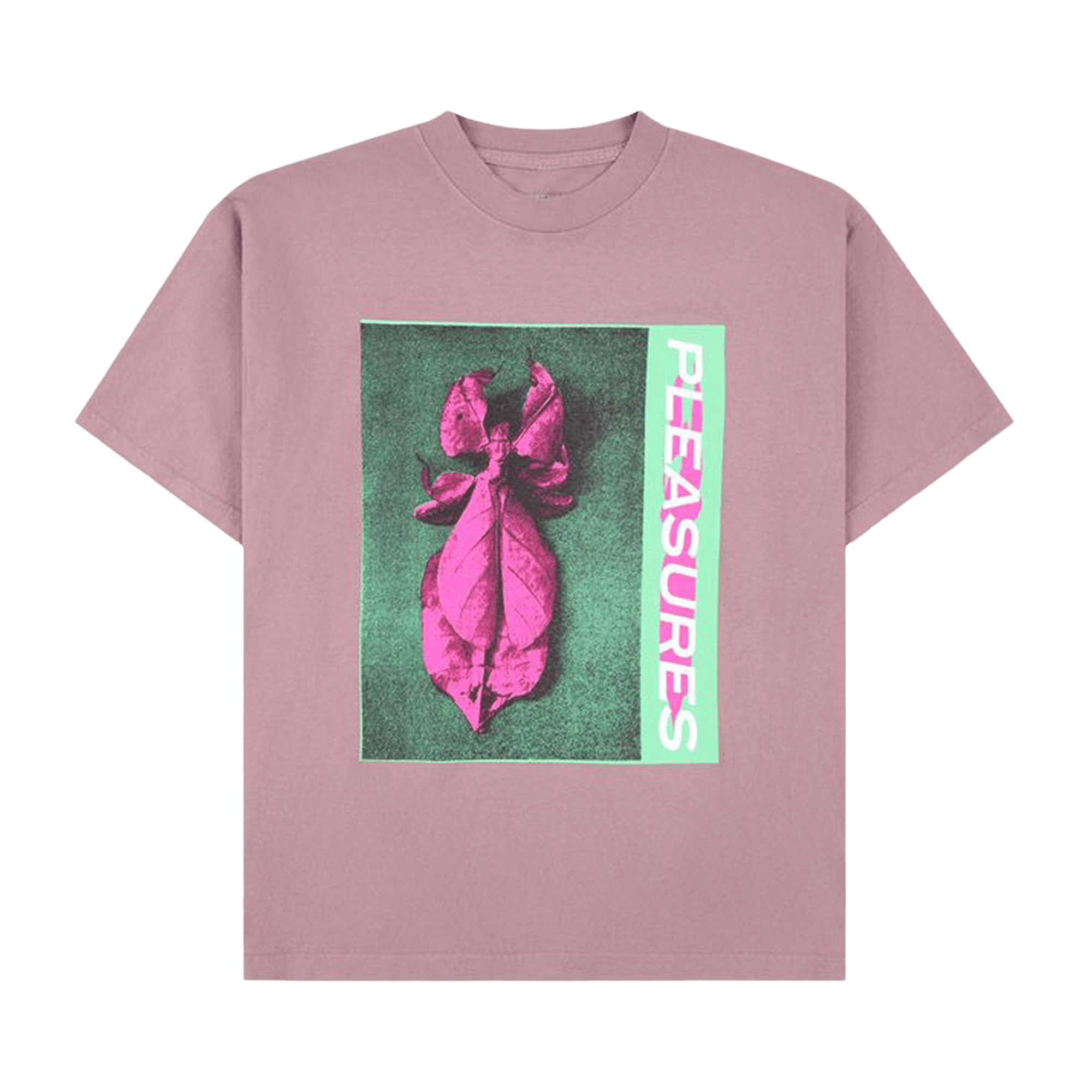 Pleasures Leaf T-Shirt 'Mauve'