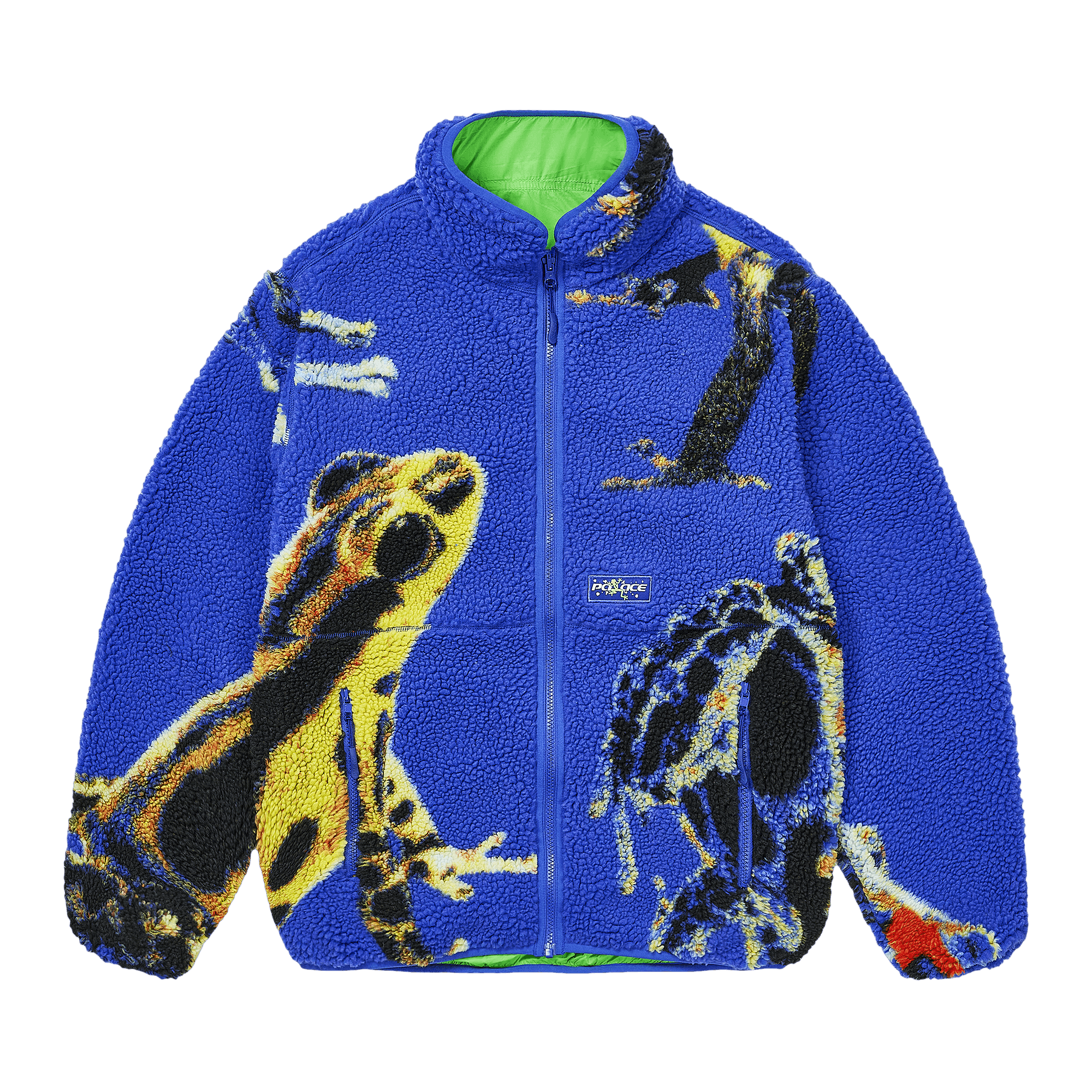 Palace Frogger Reversible Fleece 'Blue'