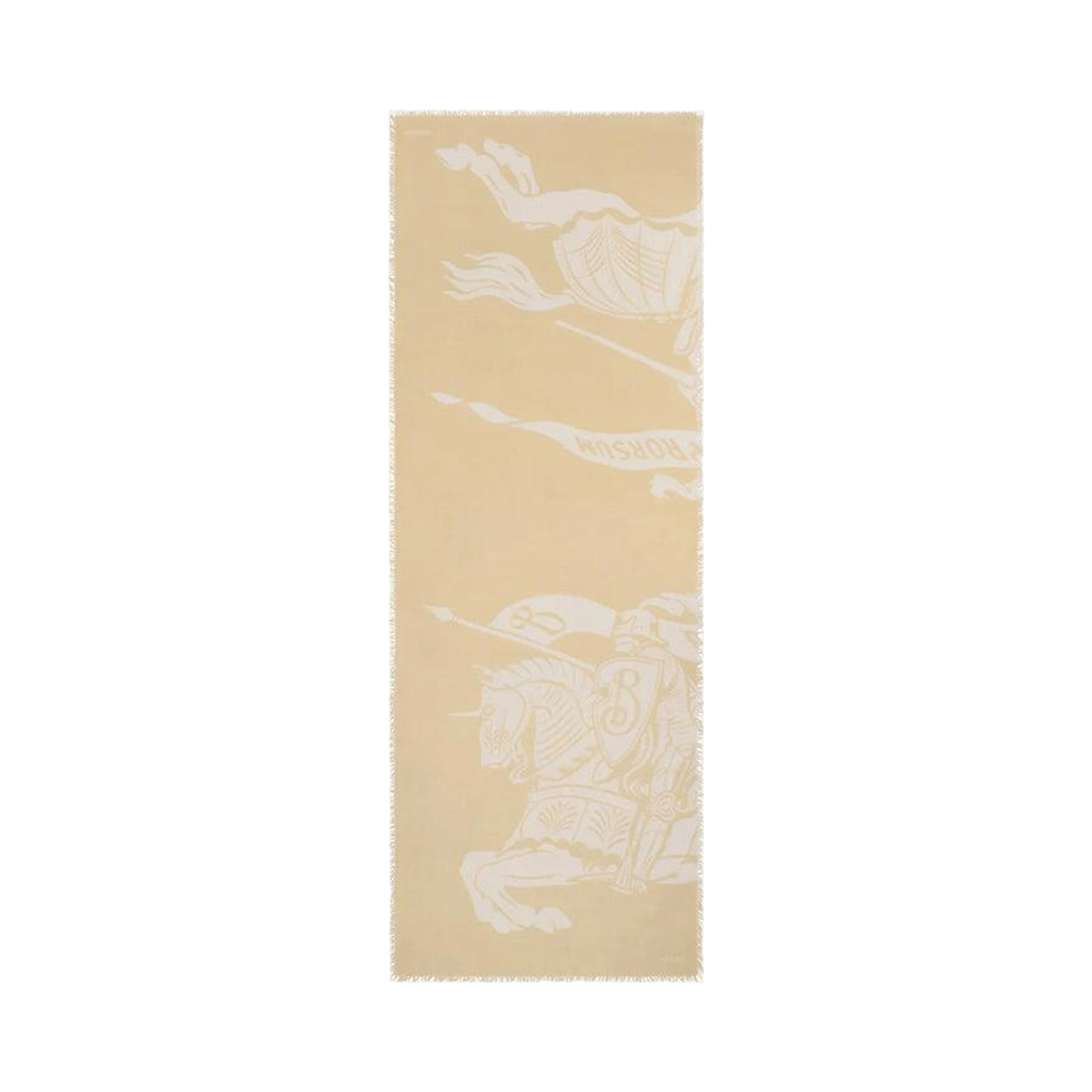 Burberry Large Ekd Lw Scarf 'Sand'