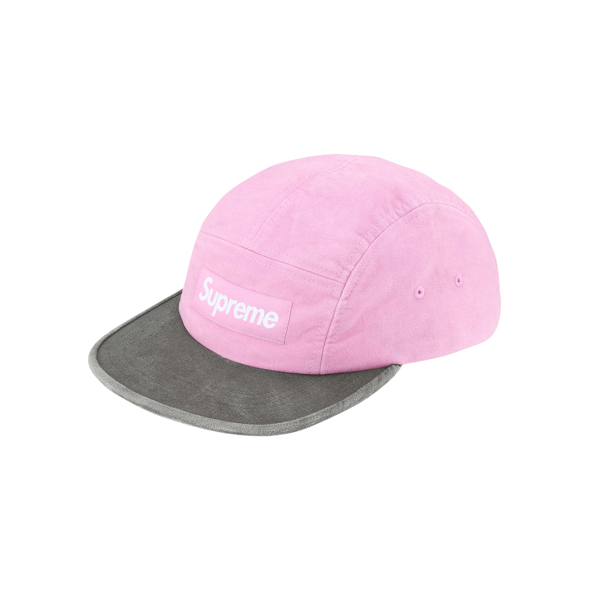 Supreme 2-Tone Moleskin Camp Cap 'Light Pink'