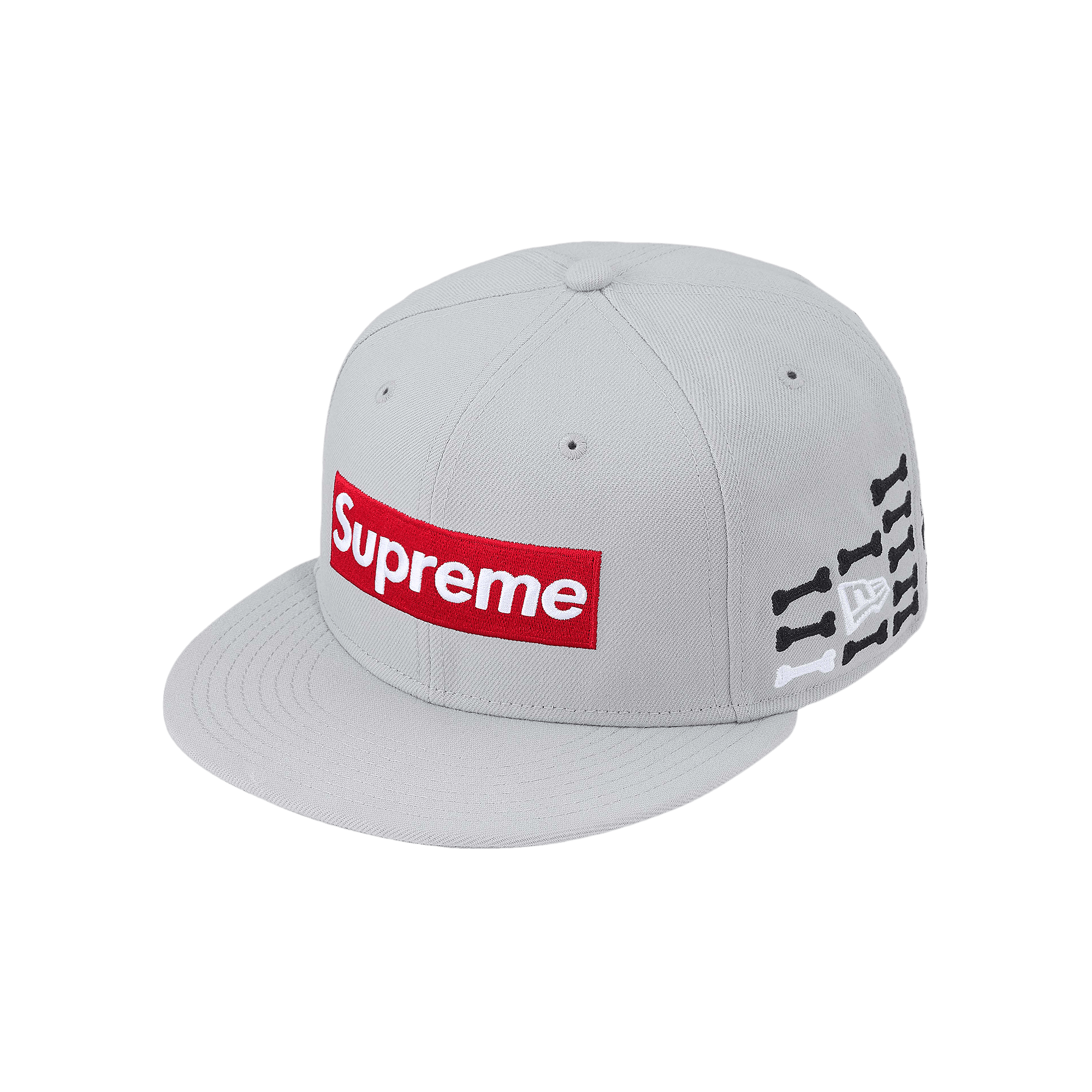Supreme Bones Box Logo New Era 'Grey'