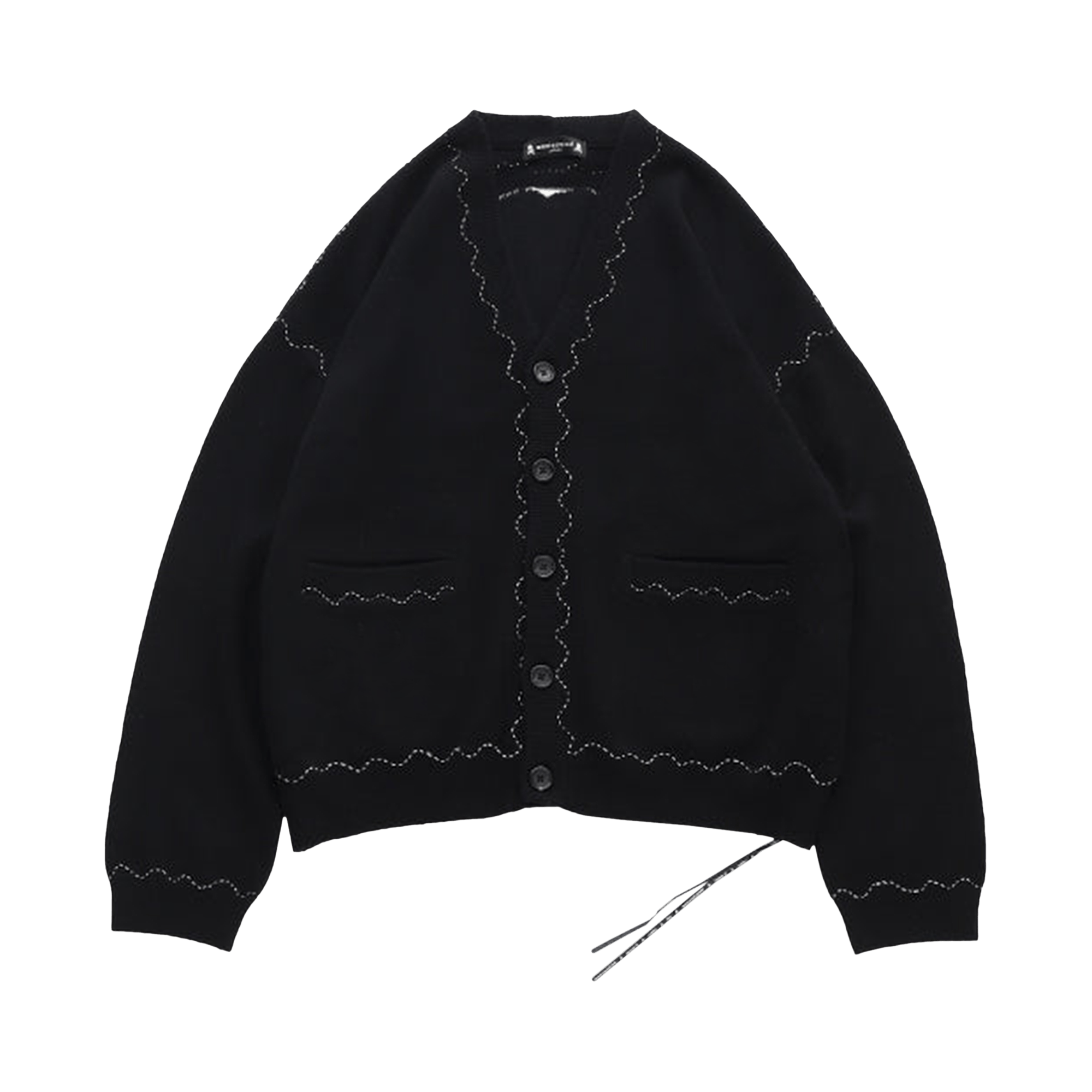 Buy Mastermind Japan Polar Bear Long Zip Up Hoodie 'Black