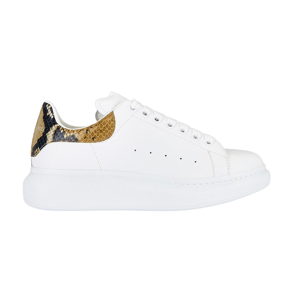 Alexander McQueen Oversized Sneaker 'White Snakeskin'