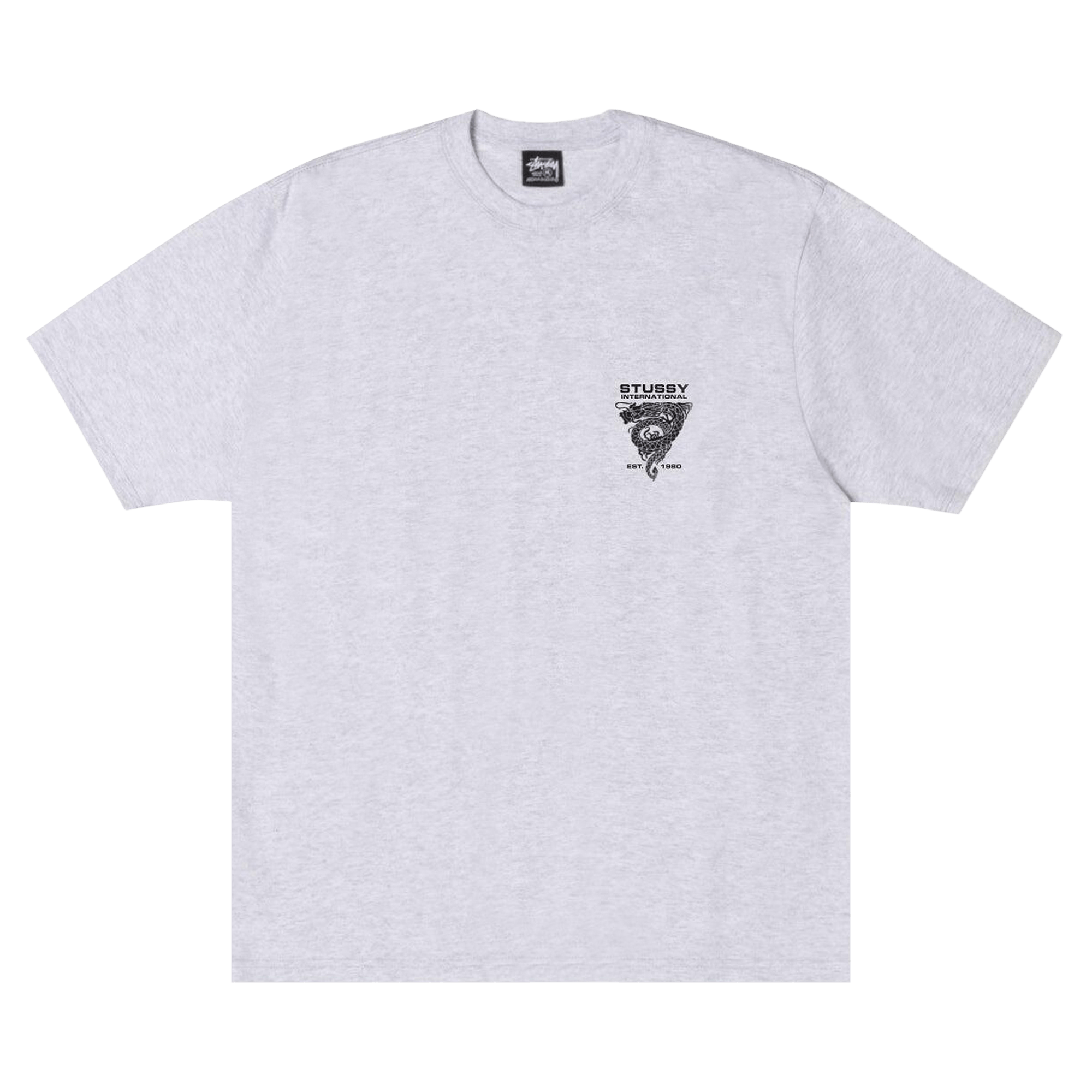 Stussy Dragon Tee 'Ash Heather'