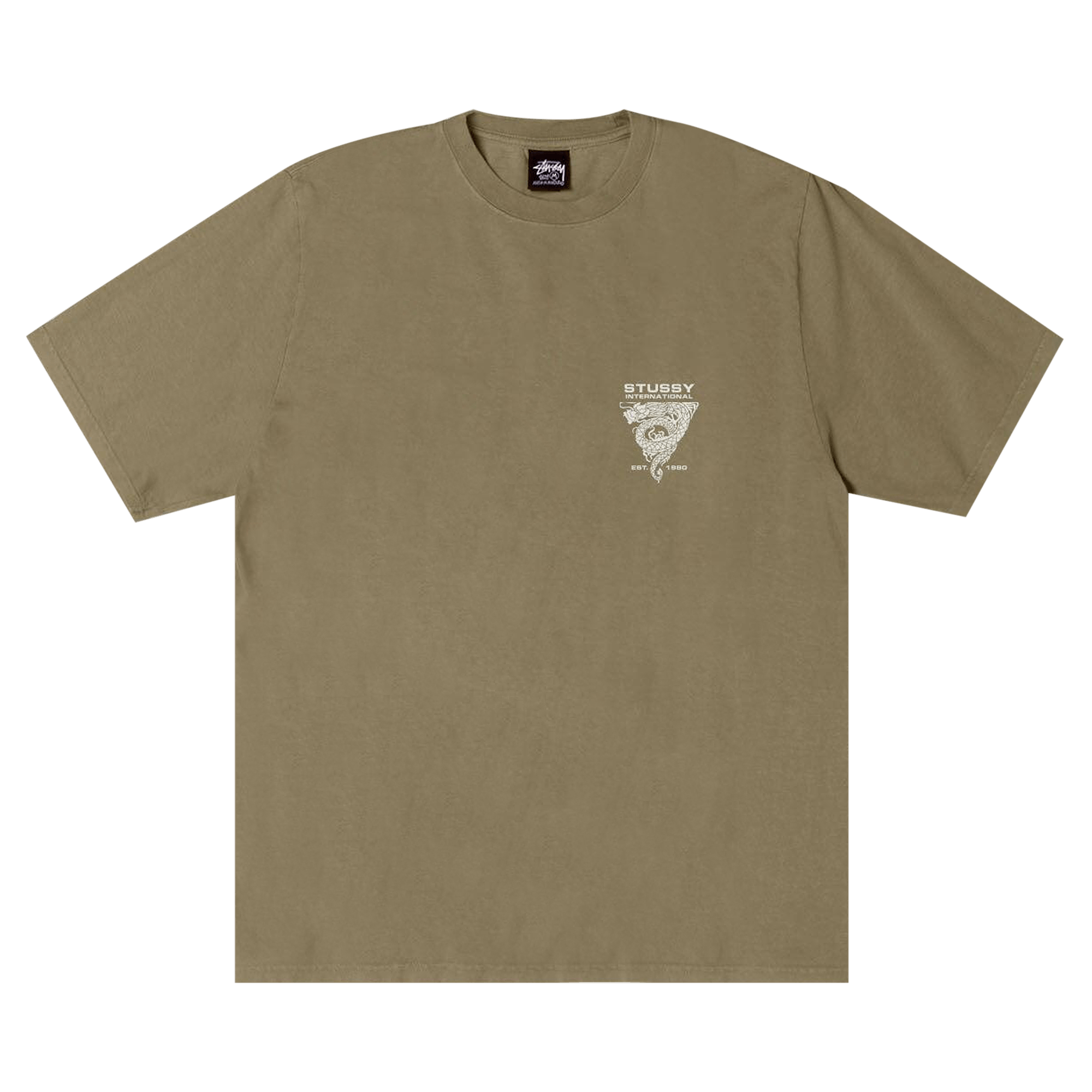Stussy Dragon Tee 'Army'