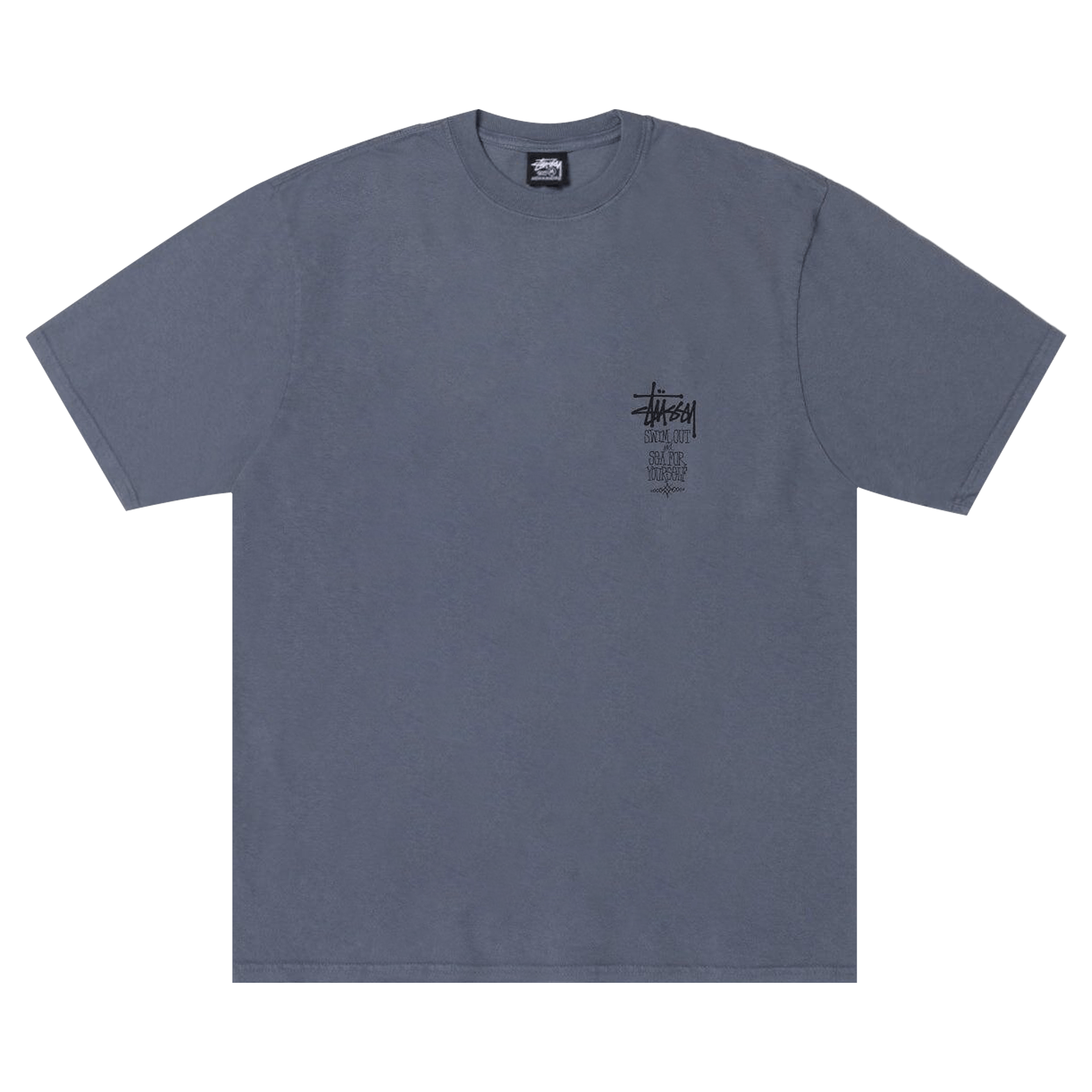 Stussy Swim Out Tee Pigment Dyed 'Navy'