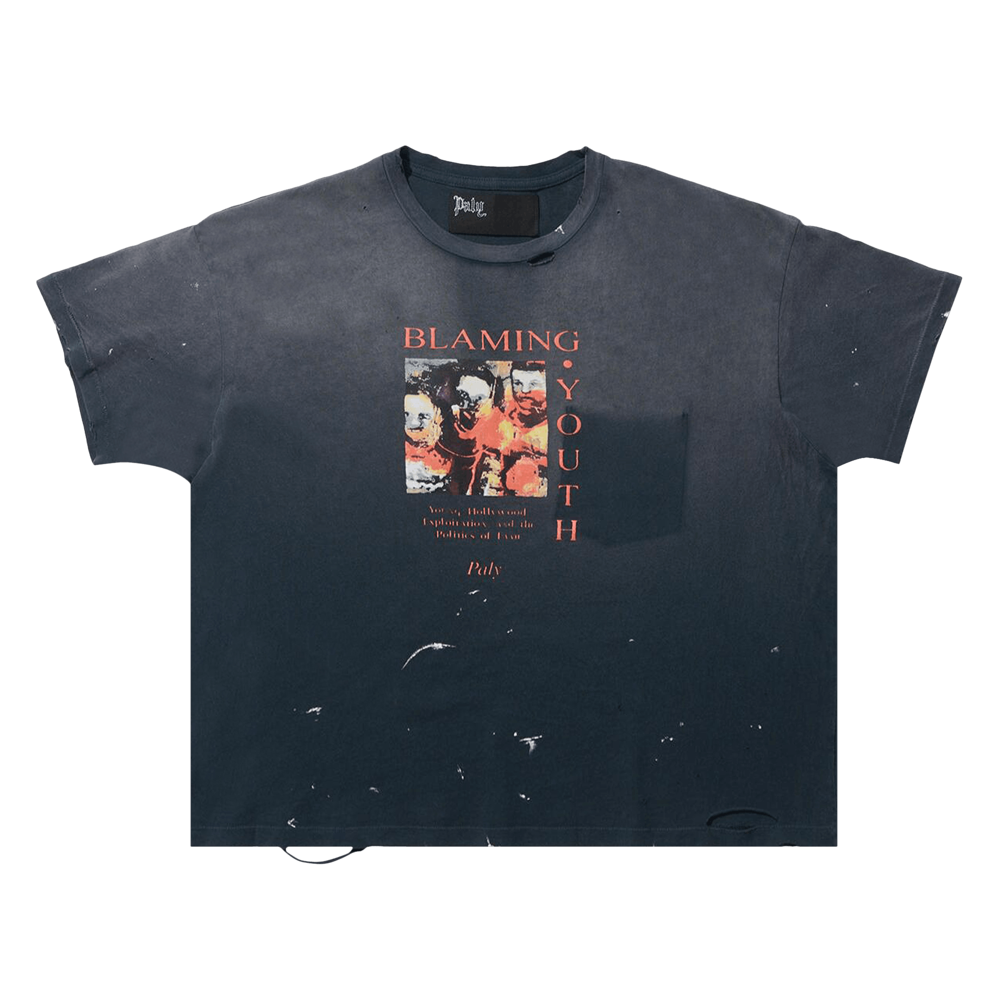 Buy Paly Hollywood Maidstone T-Shirt 'Vintage Black