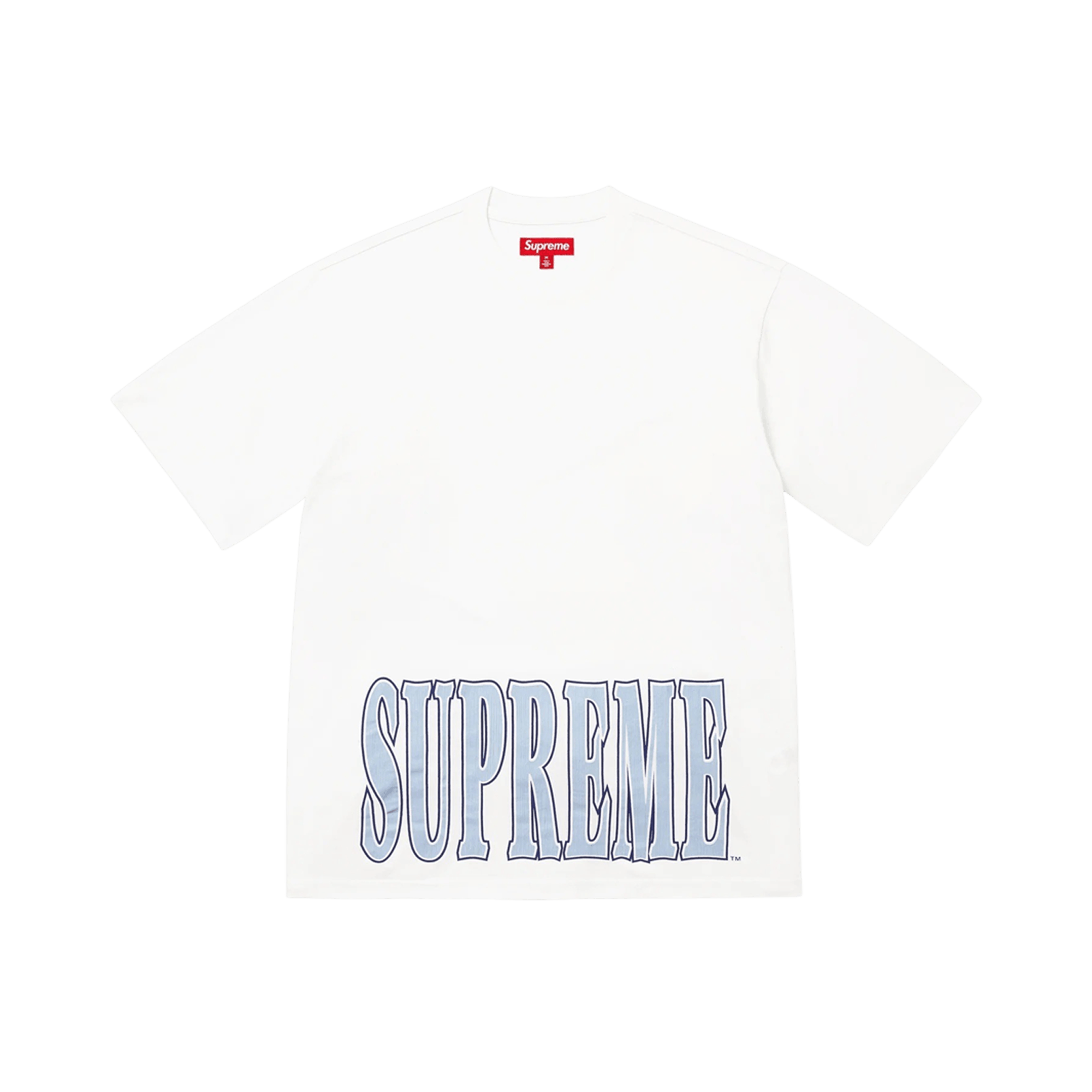 Supreme Cracked Stretch Short-Sleeve Top 'White'