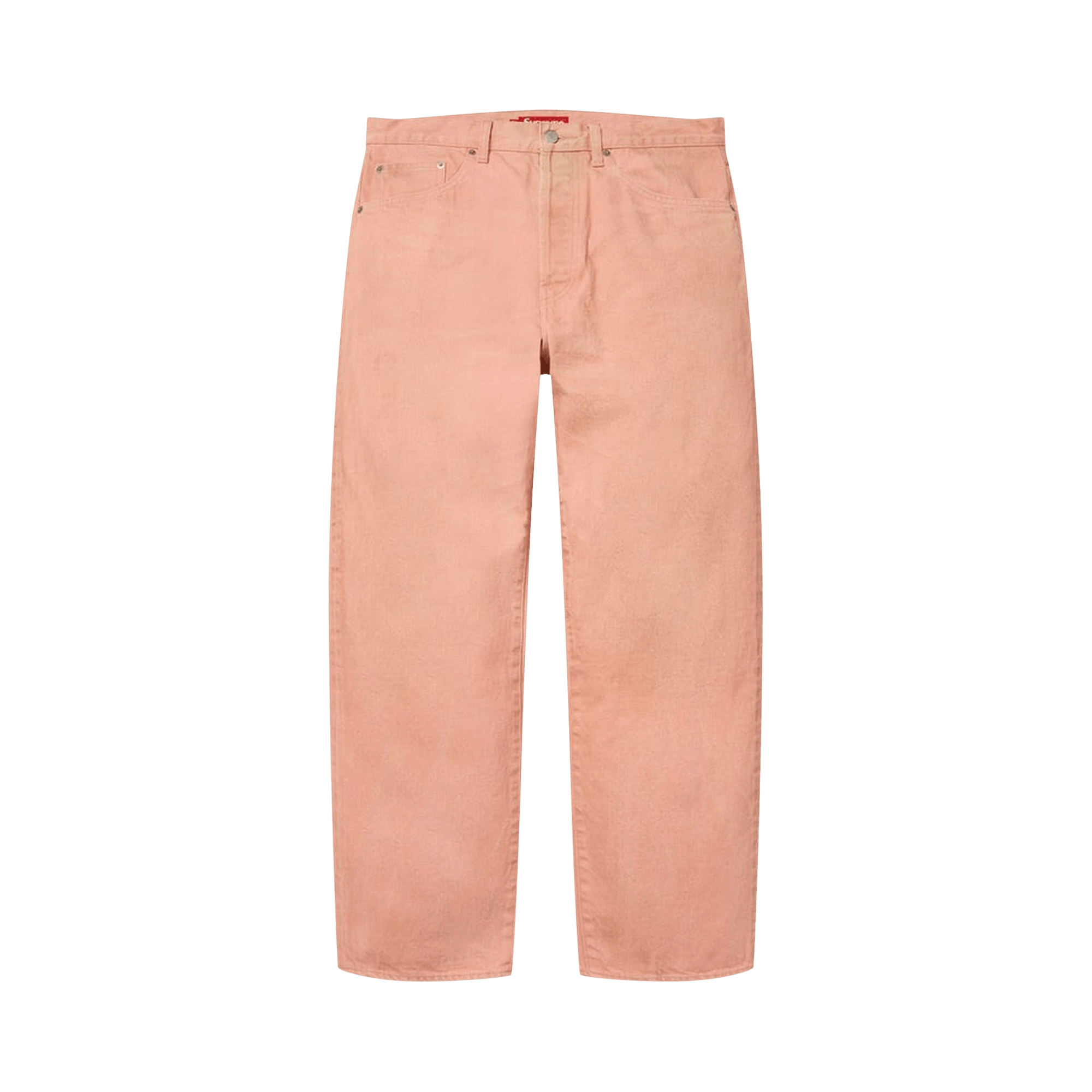 Supreme Distressed Loose Fit Selvedge Jean 'Washed Pink'