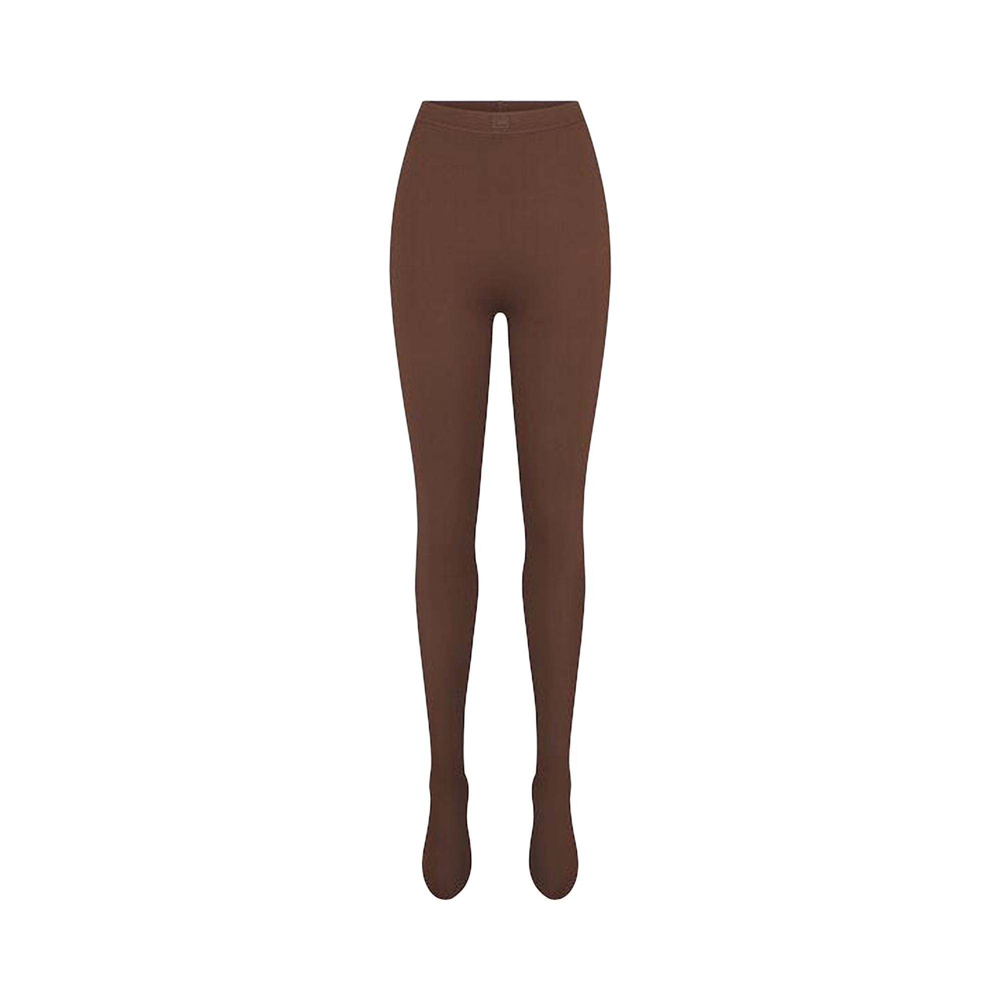 NikeSKIMS Matte Footsie Grip Legging 'Dark Sepia'