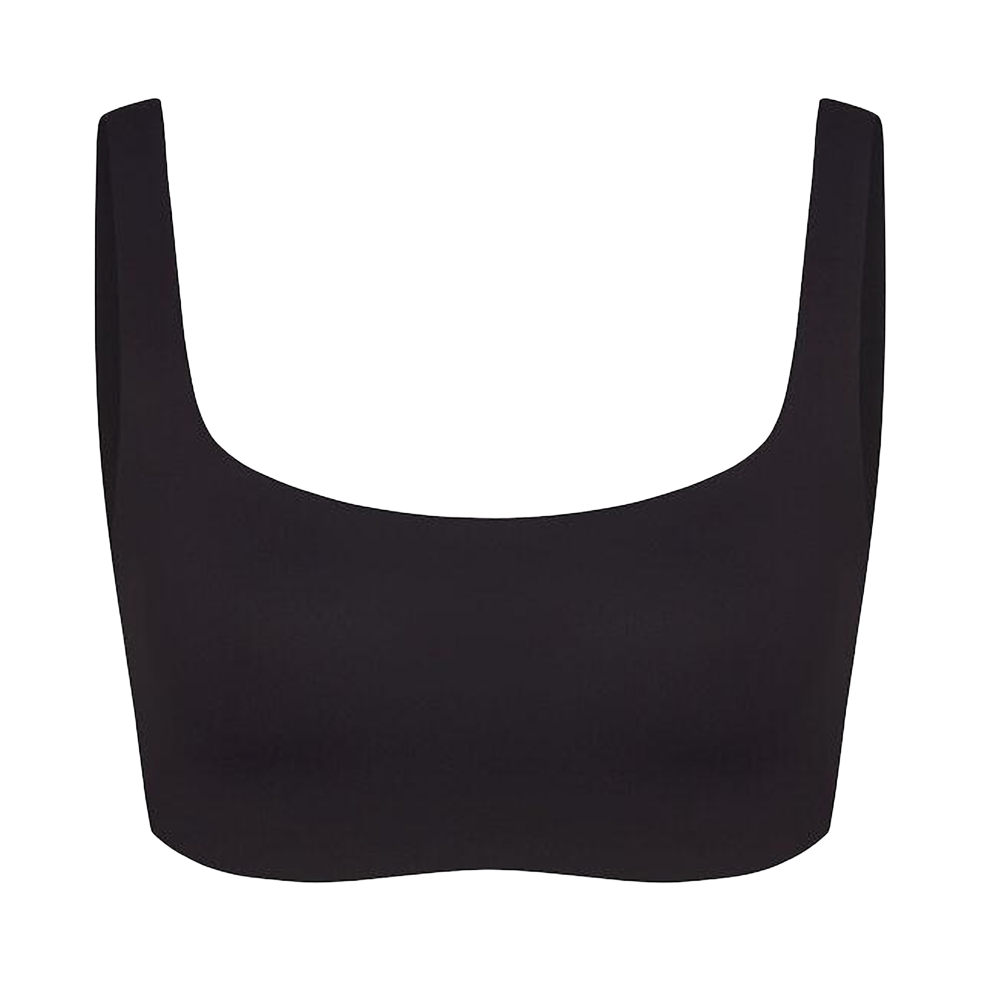 NikeSKIMS Matte Scoop Neck Bra 'Obsidian'