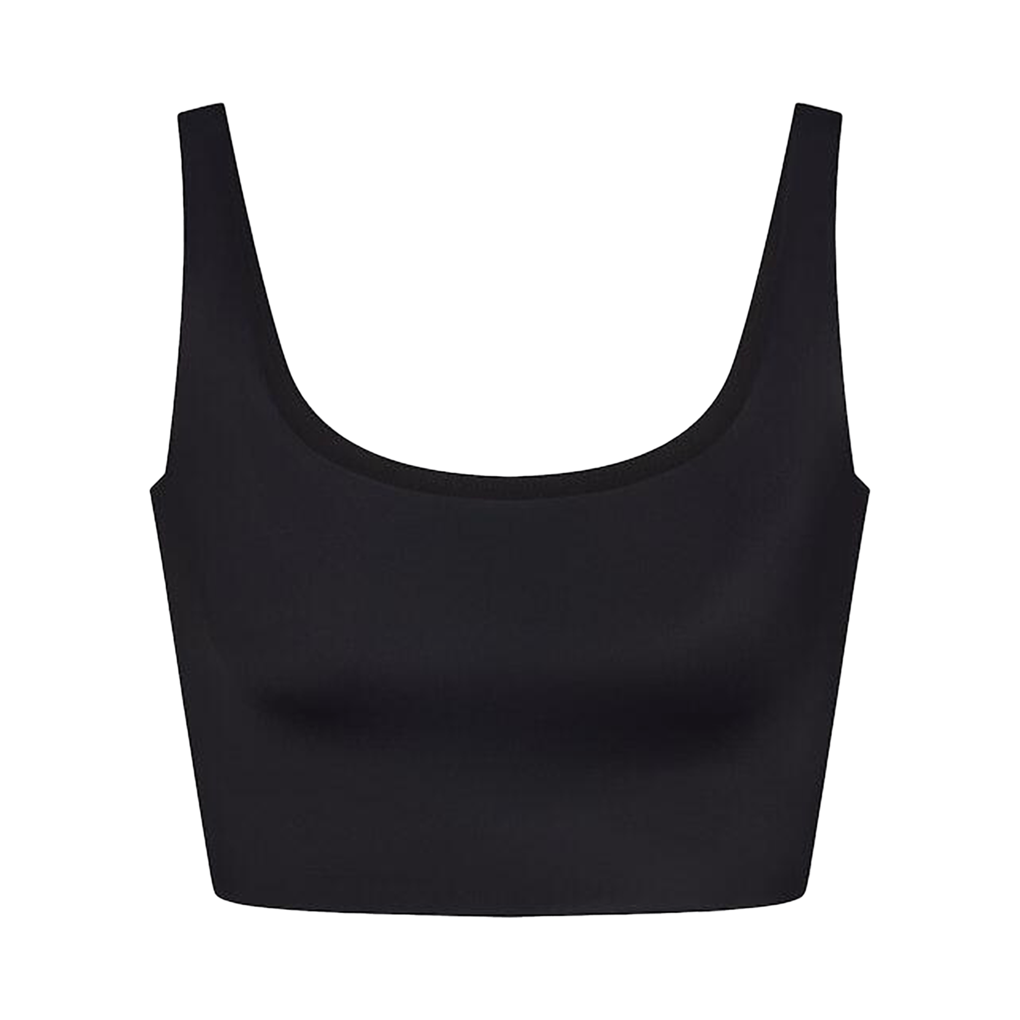 NikeSKIMS Shine Scoop Neck Bra Top 'Obsidian'