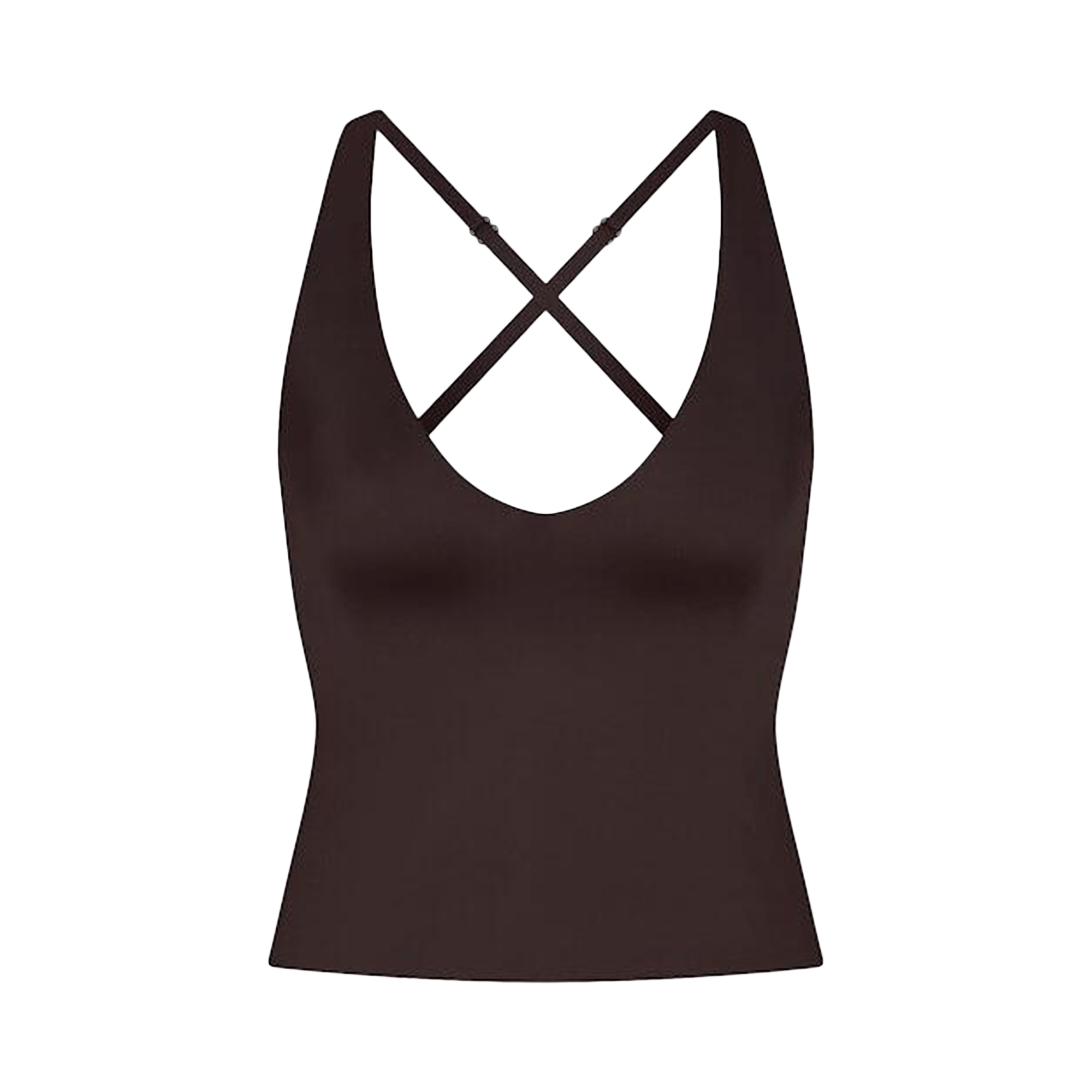 NikeSKIMS Shine V-Neck Tank 'Currant'