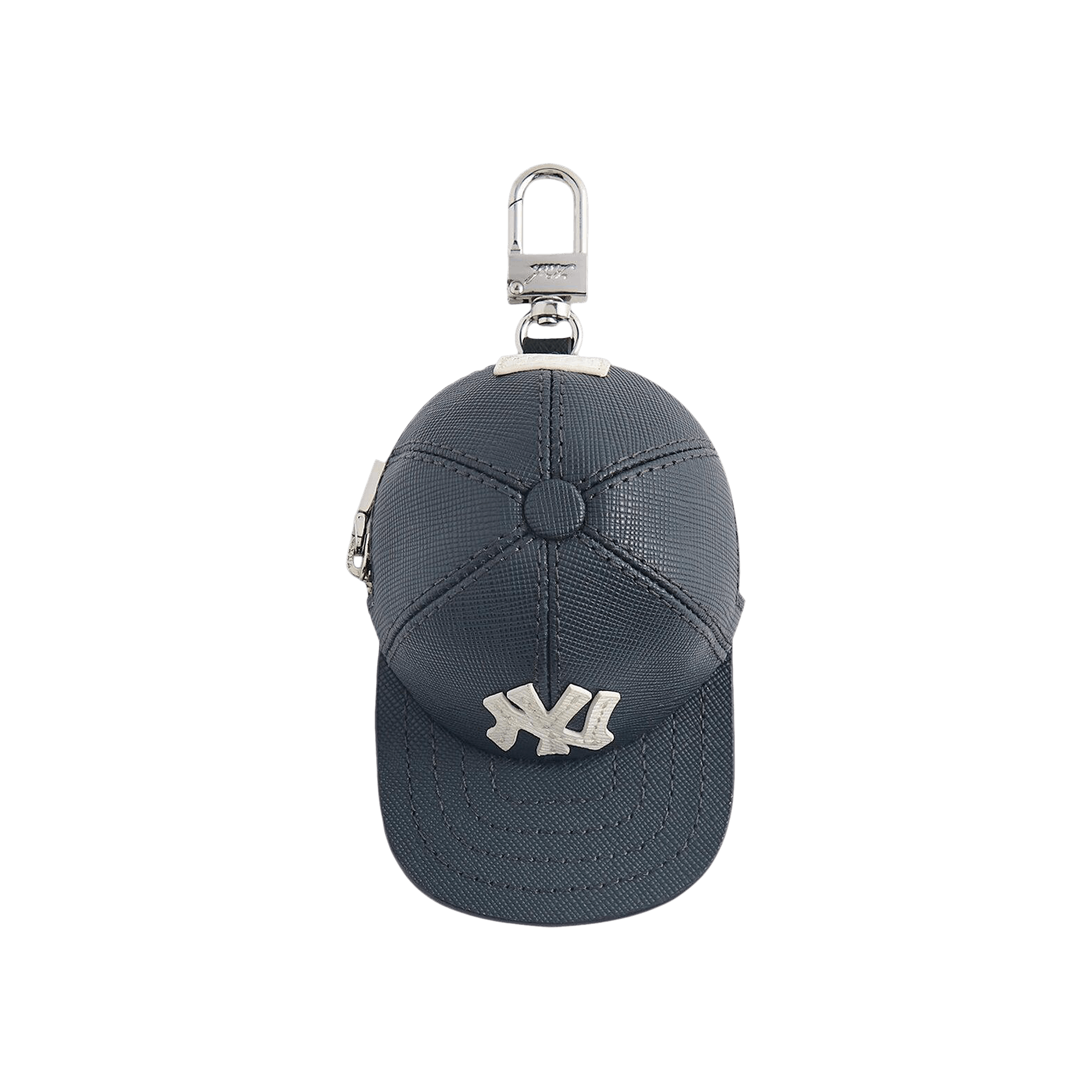 Kith For The New York Yankees Baseball Cap Leather Pouch 'Nocturnal'