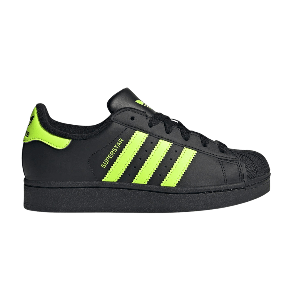 adidas Superstar 2 J 'Core Black Signal Green'