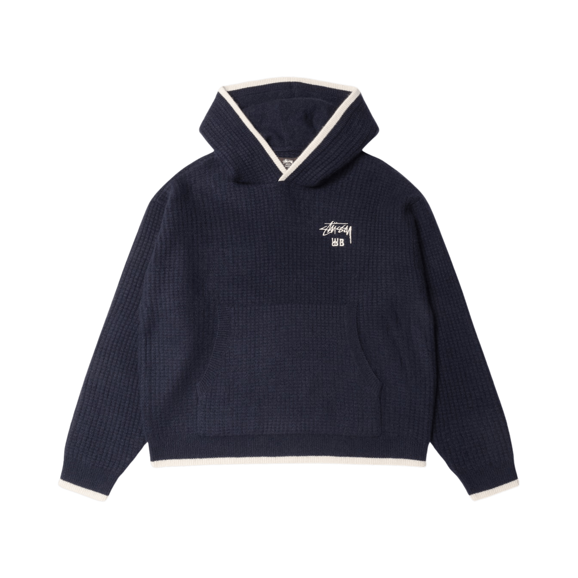 Stussy x Wales Bonner Cashmere Hoodie 'Navy'