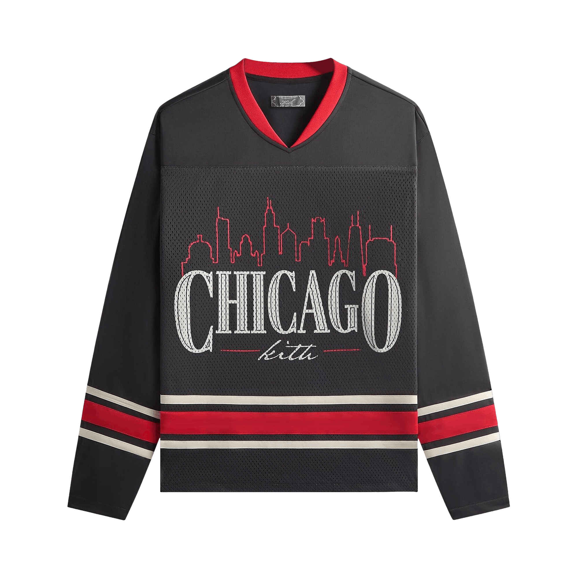 Kith Chicago Long Sleeve Malik Jersey 'Black'