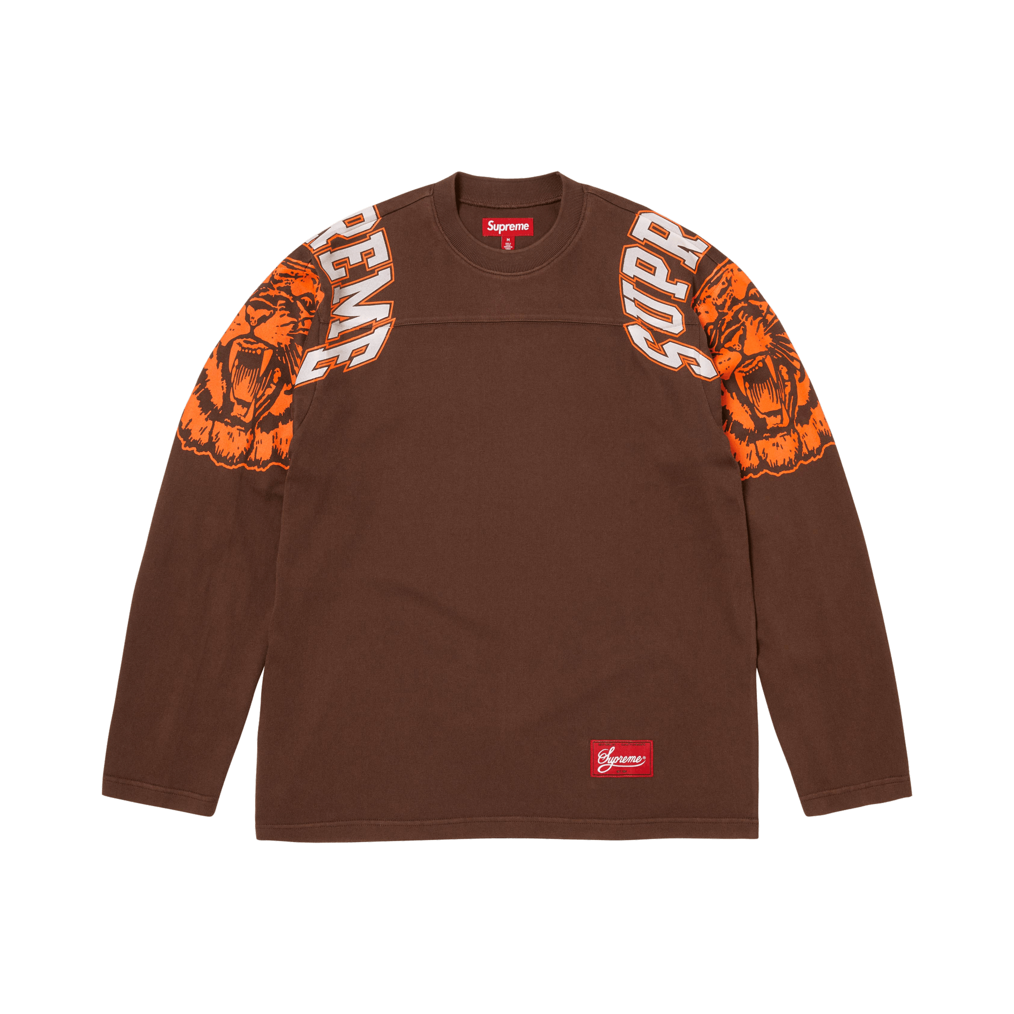Supreme Mascot Long-Sleeve Football Top 'Brown'