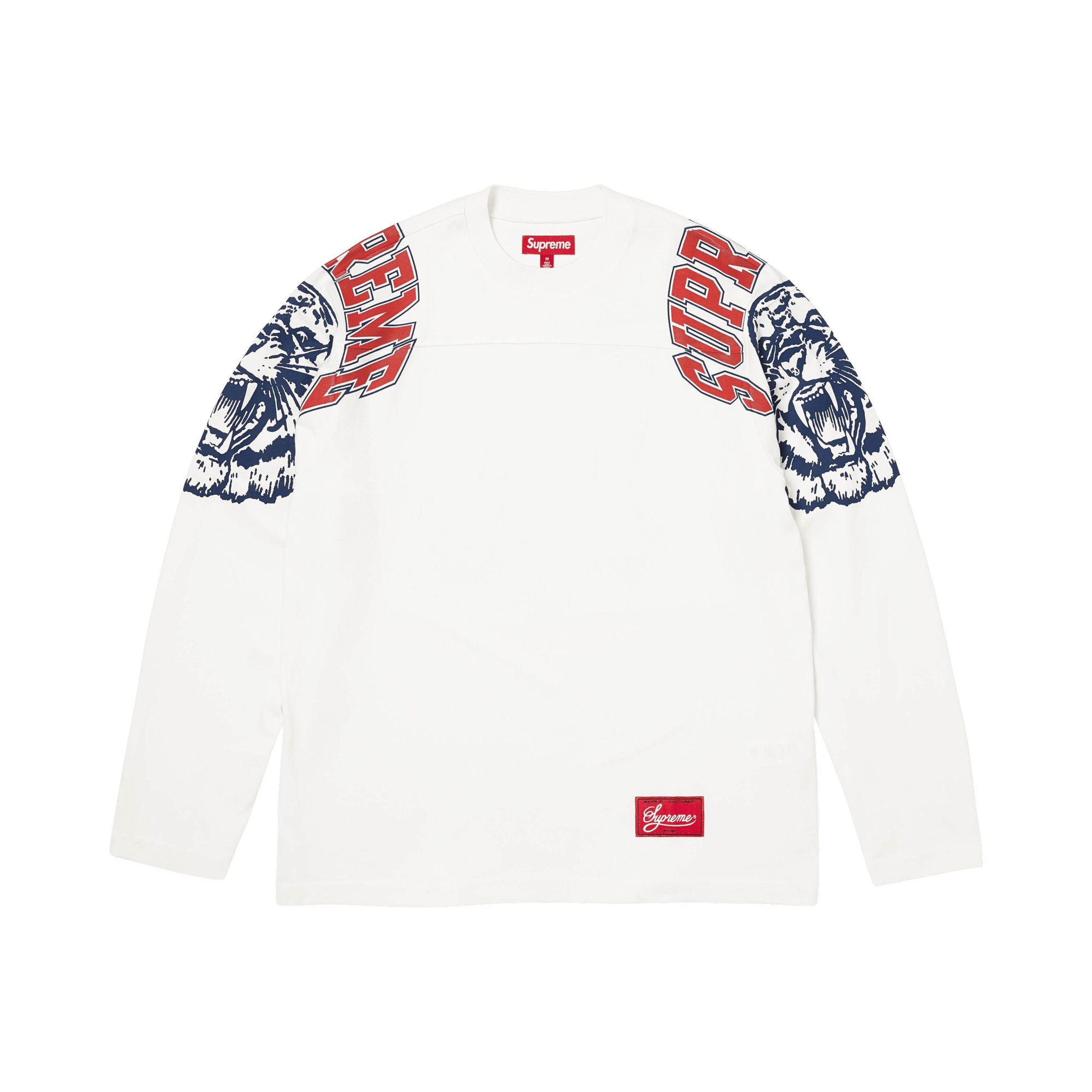 Supreme Mascot Long-Sleeve Football Top 'White'