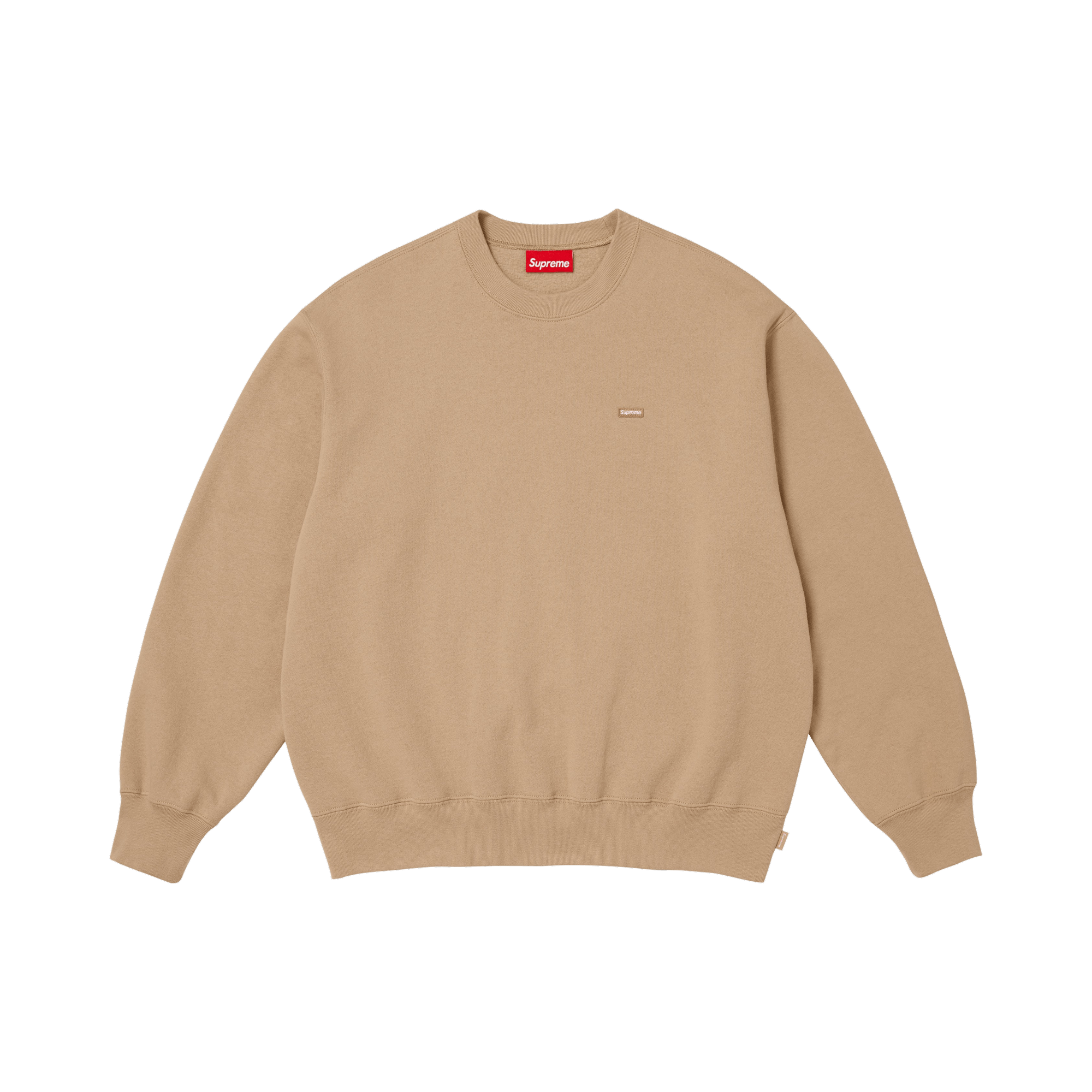 Supreme Small Box Crewneck 'Tan'