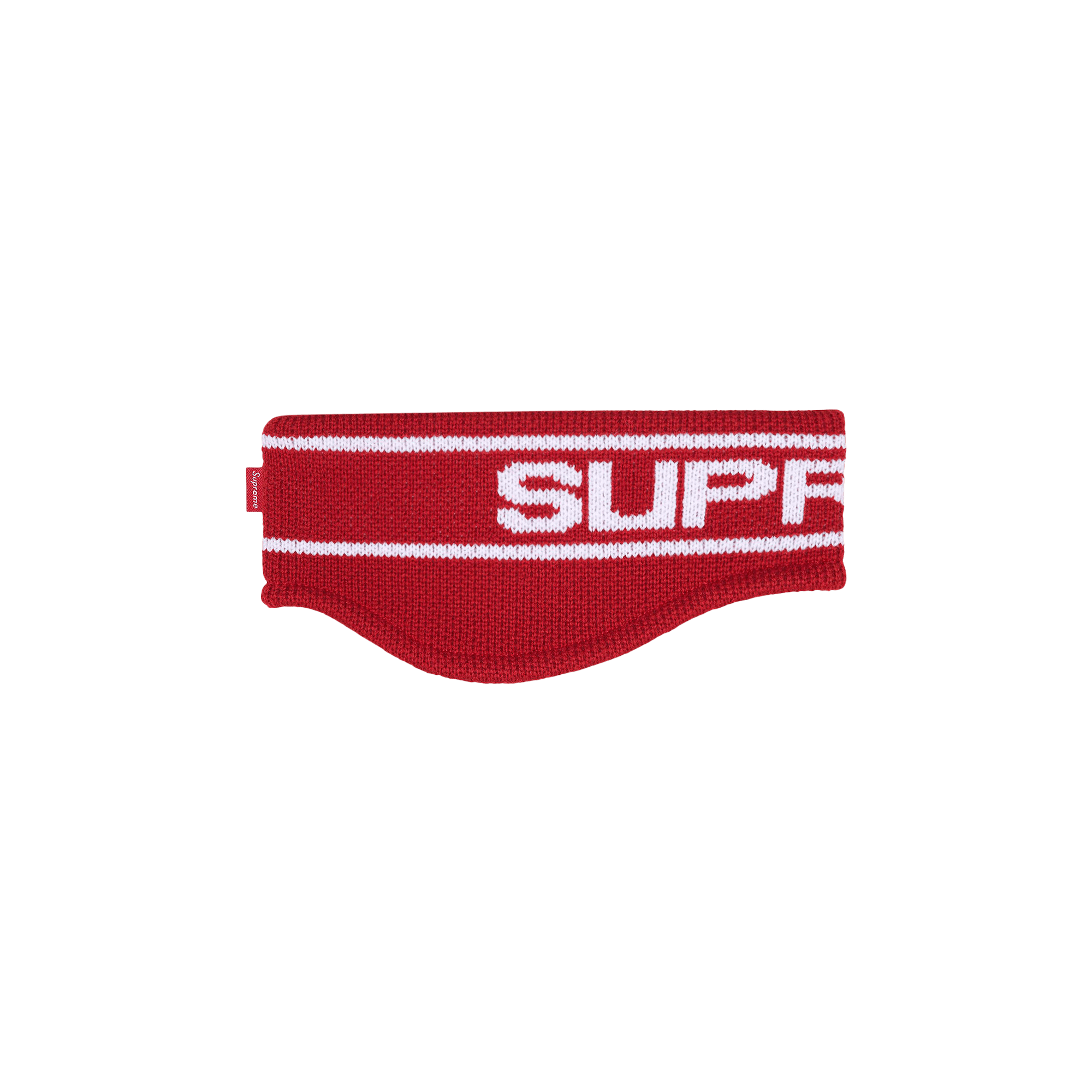 Supreme Contrast Logo Headband 'Red'