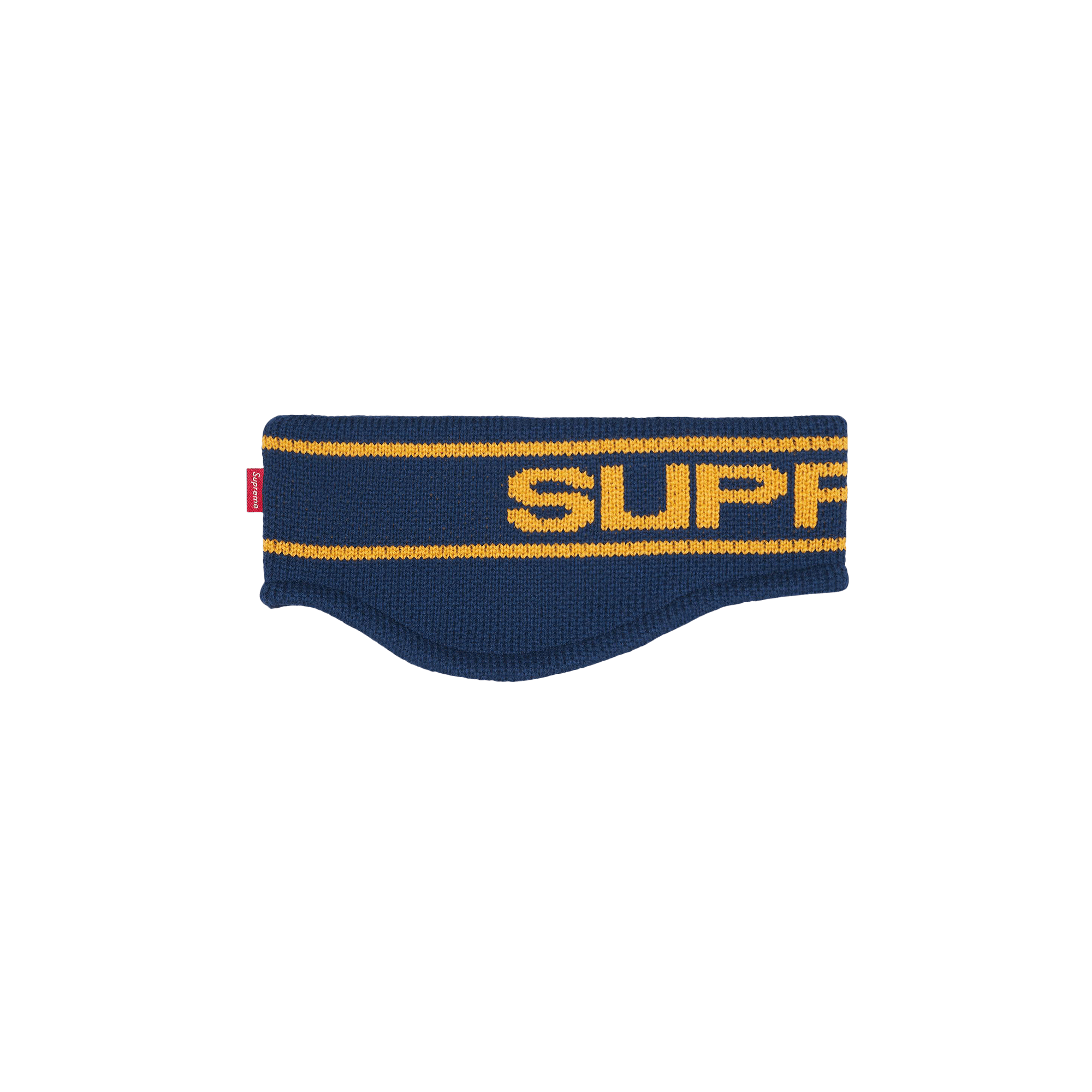 Supreme Contrast Logo Headband 'Navy'