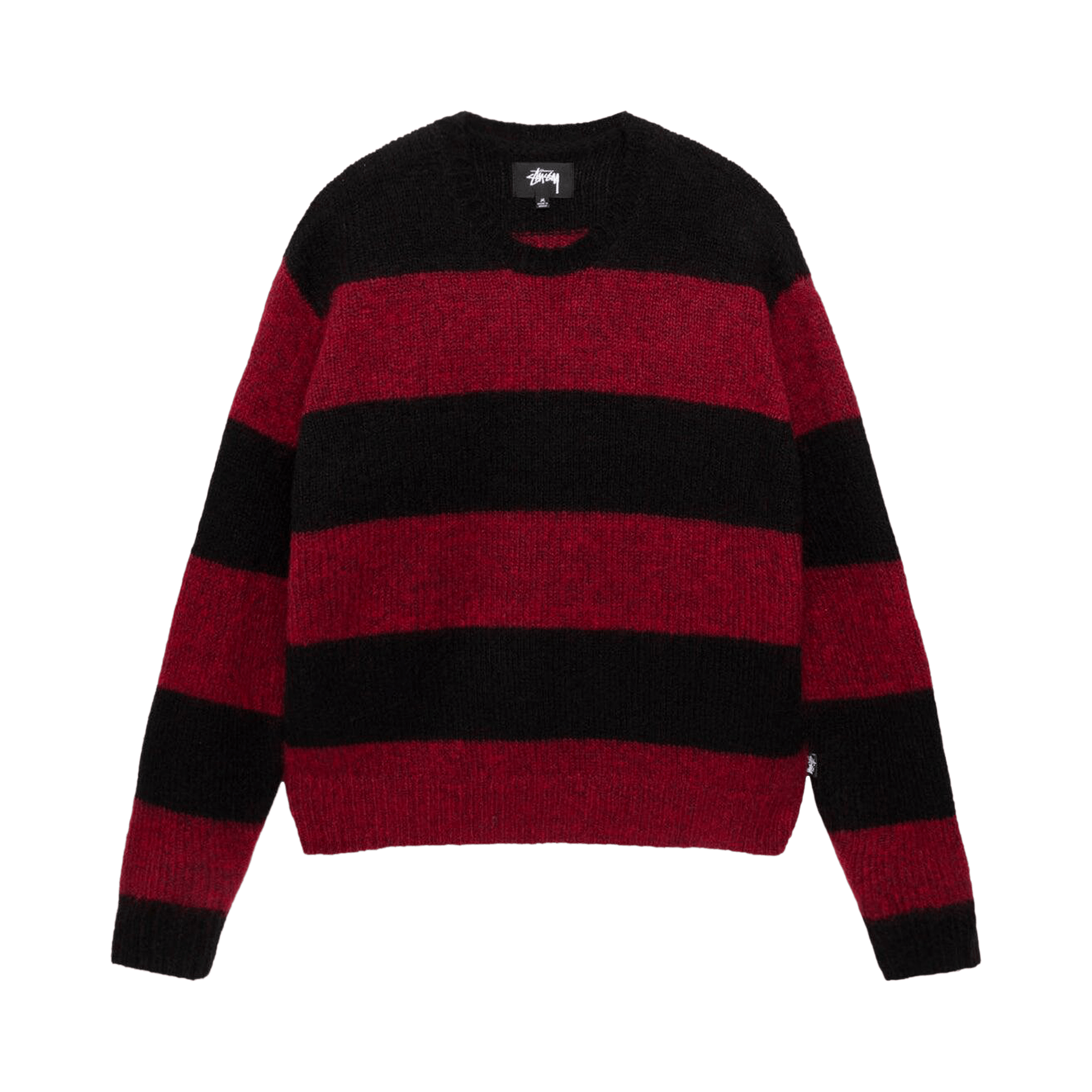 Stussy Big Stripe Crew 'Red'
