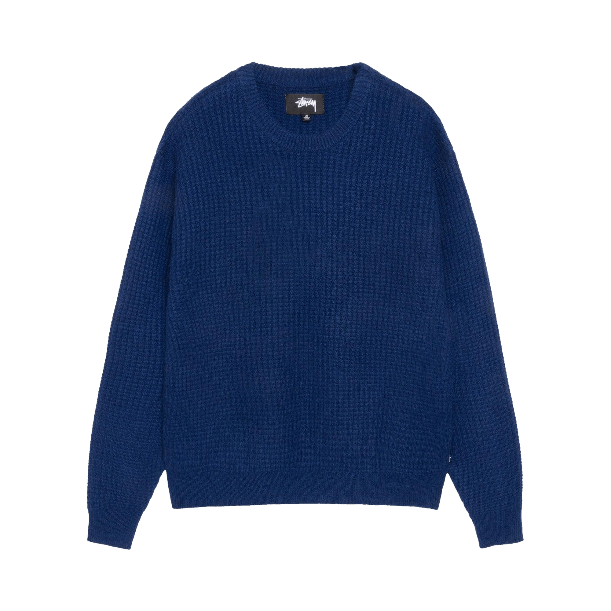 Stussy Waffle Cashmere Crew 'Navy'