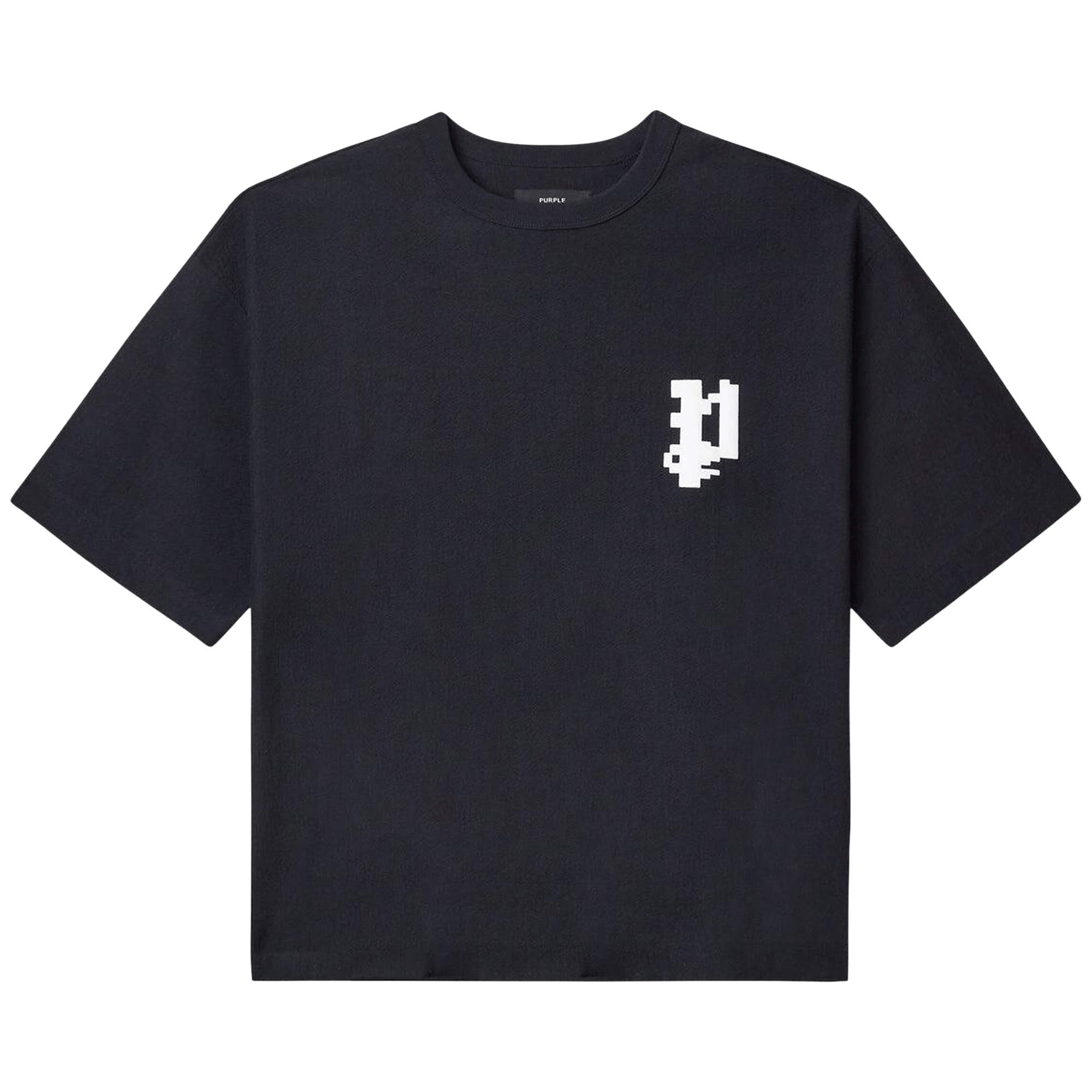 PURPLE BRAND HWT Textured Jersey Short-Sleeve Tee 'Black'