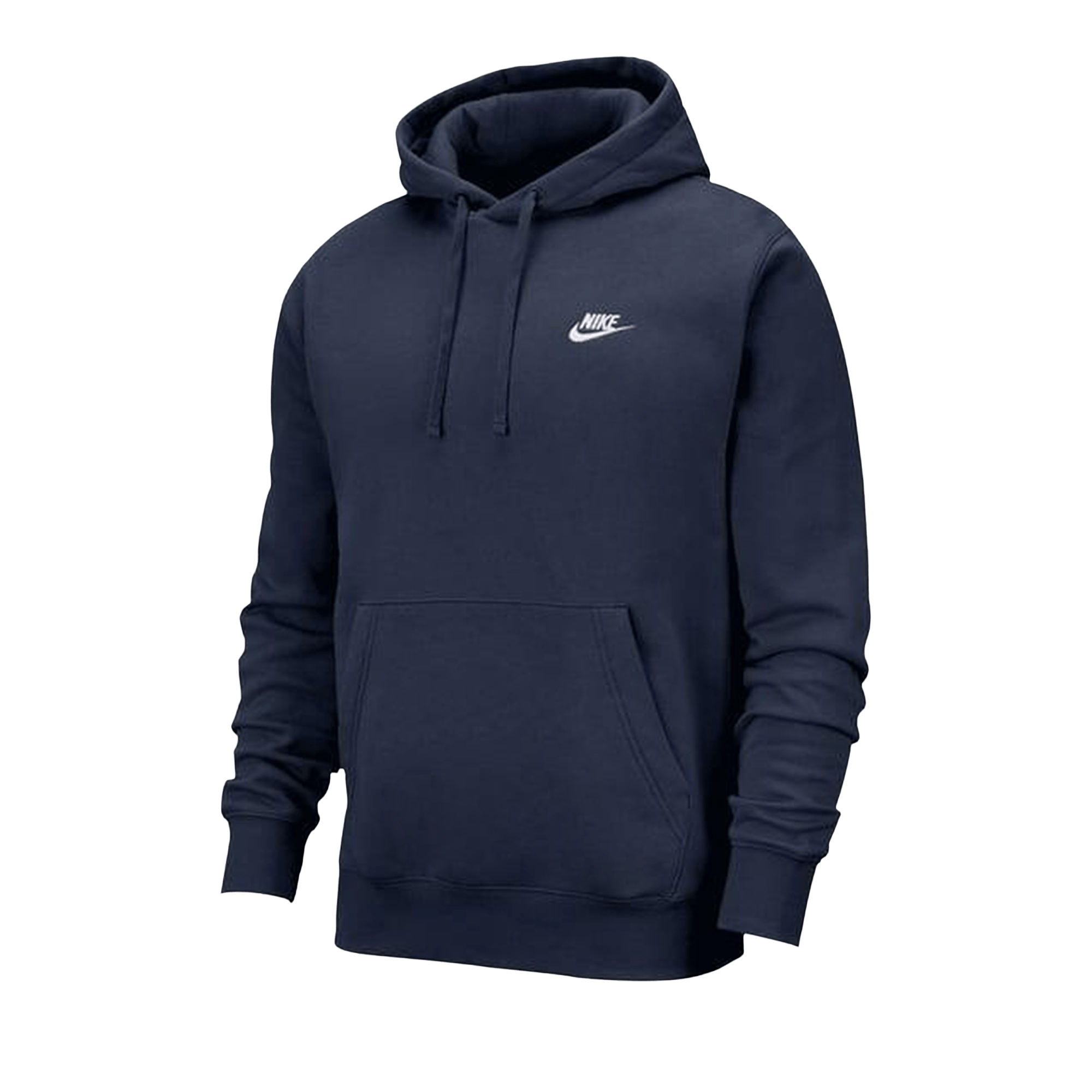 Nike Sportswear Club Fleece Pullover Hoodie 'Midnight Navy/White'