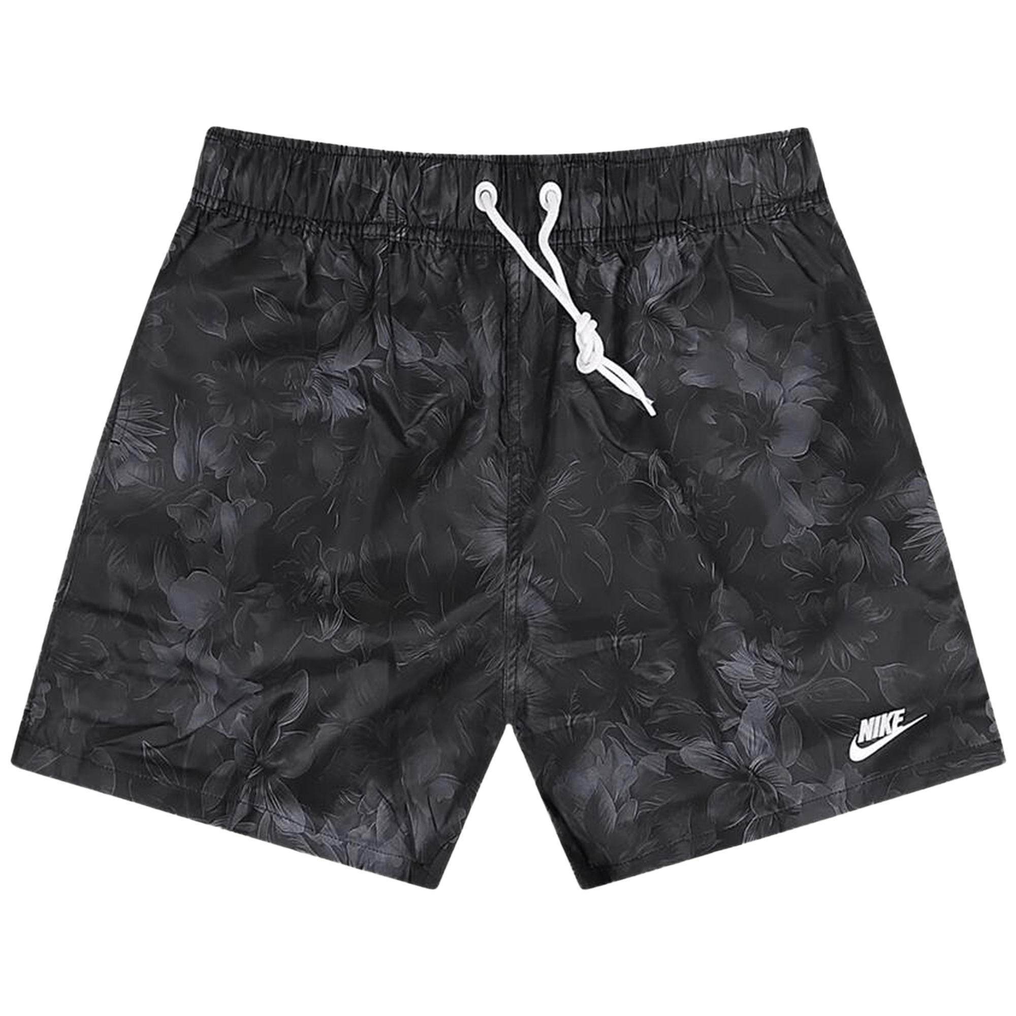 Nike Club Flow Shorts 'Black/White'