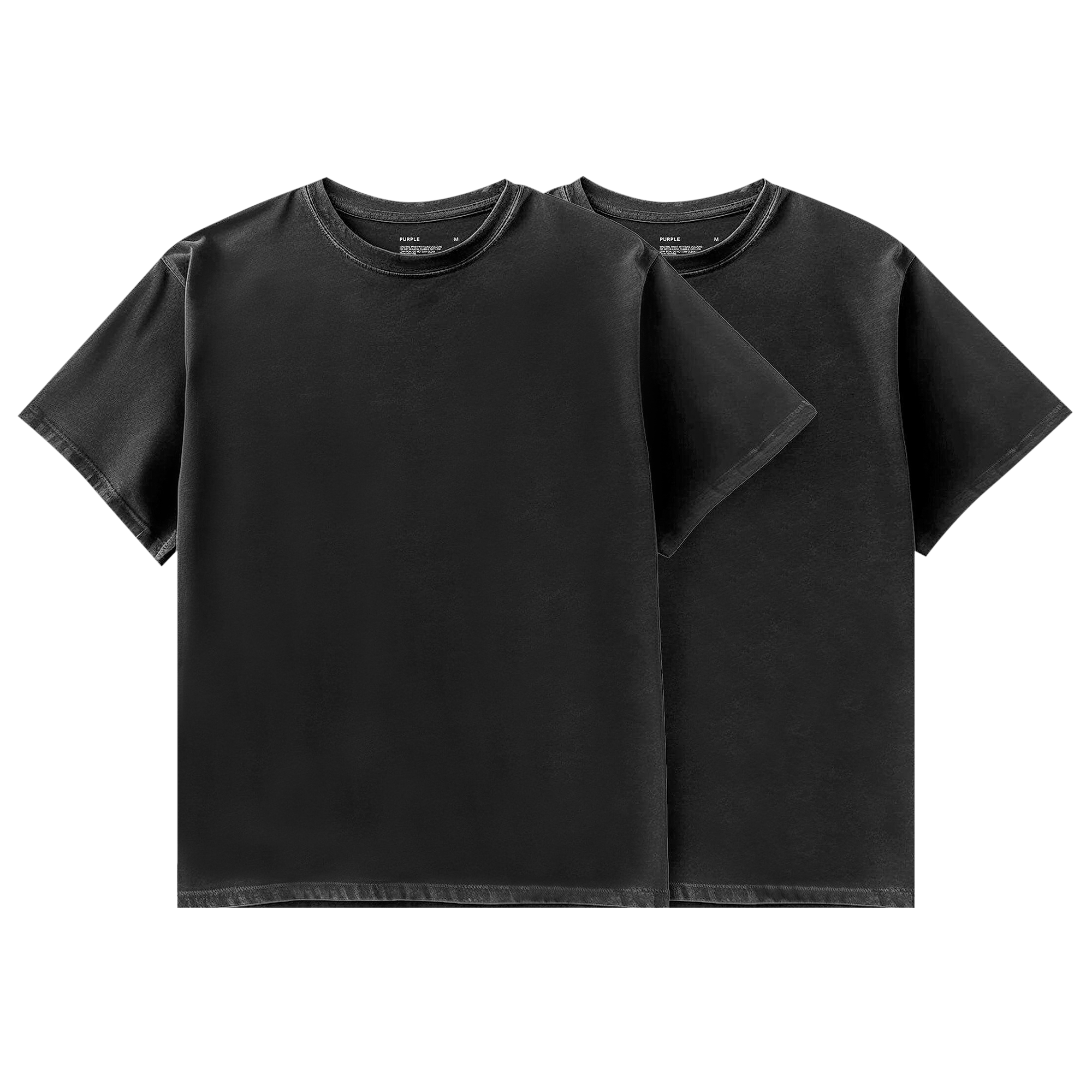 PURPLE BRAND 2 Pack Tees 'Black'