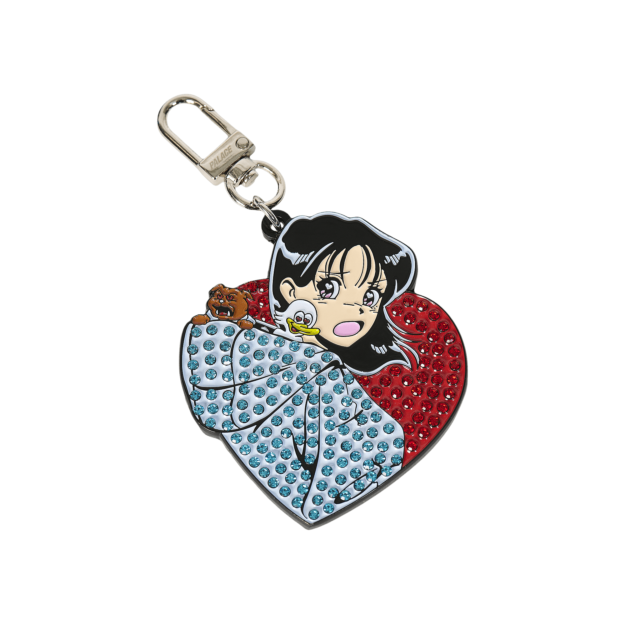 Palace Rear View Love Keyring 'Multicolor'