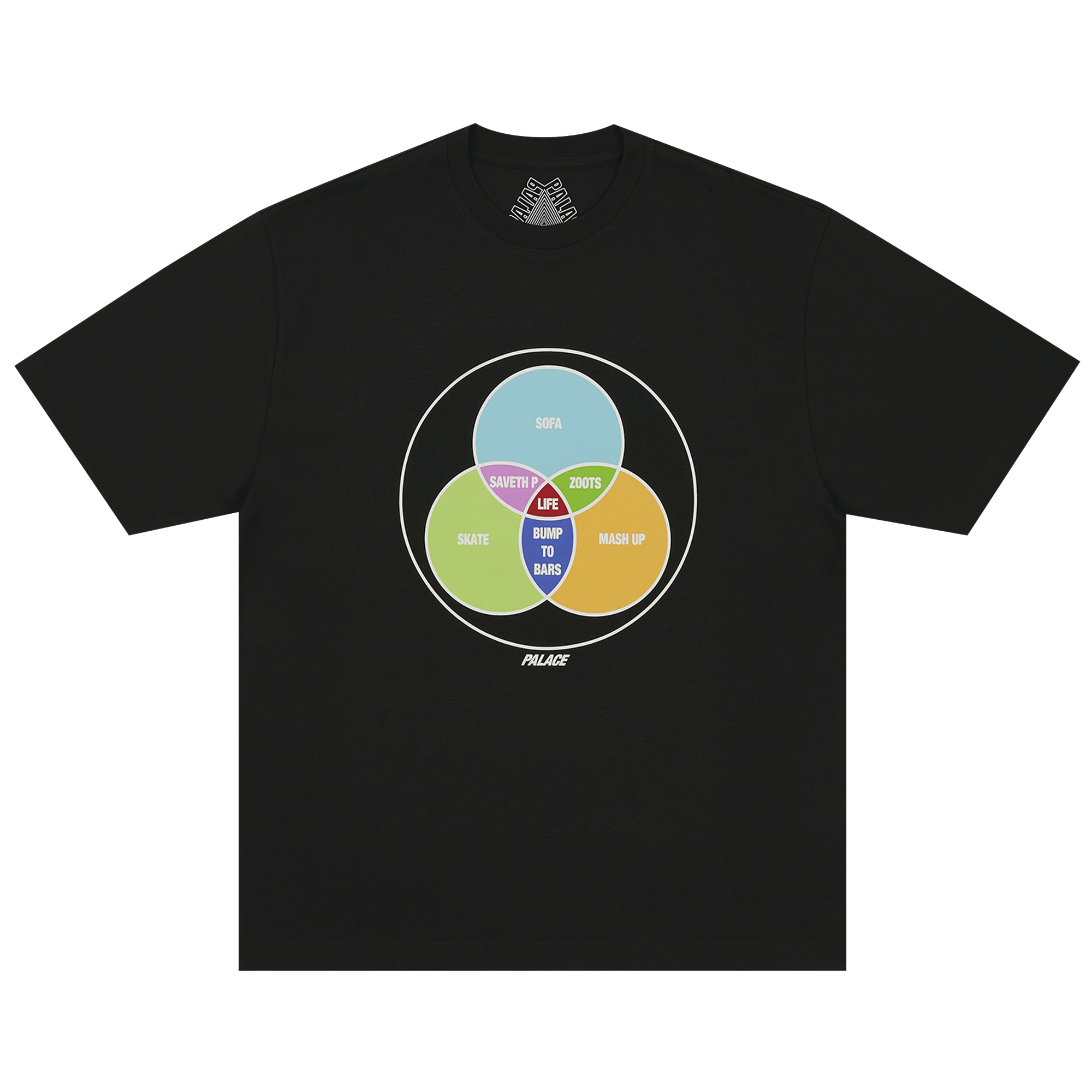Palace Zen Diagram T-Shirt 'Black'