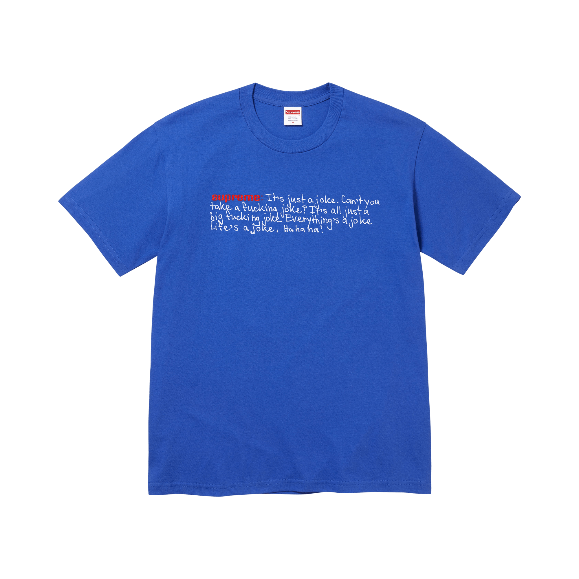 Supreme Joke Tee 'Royal'