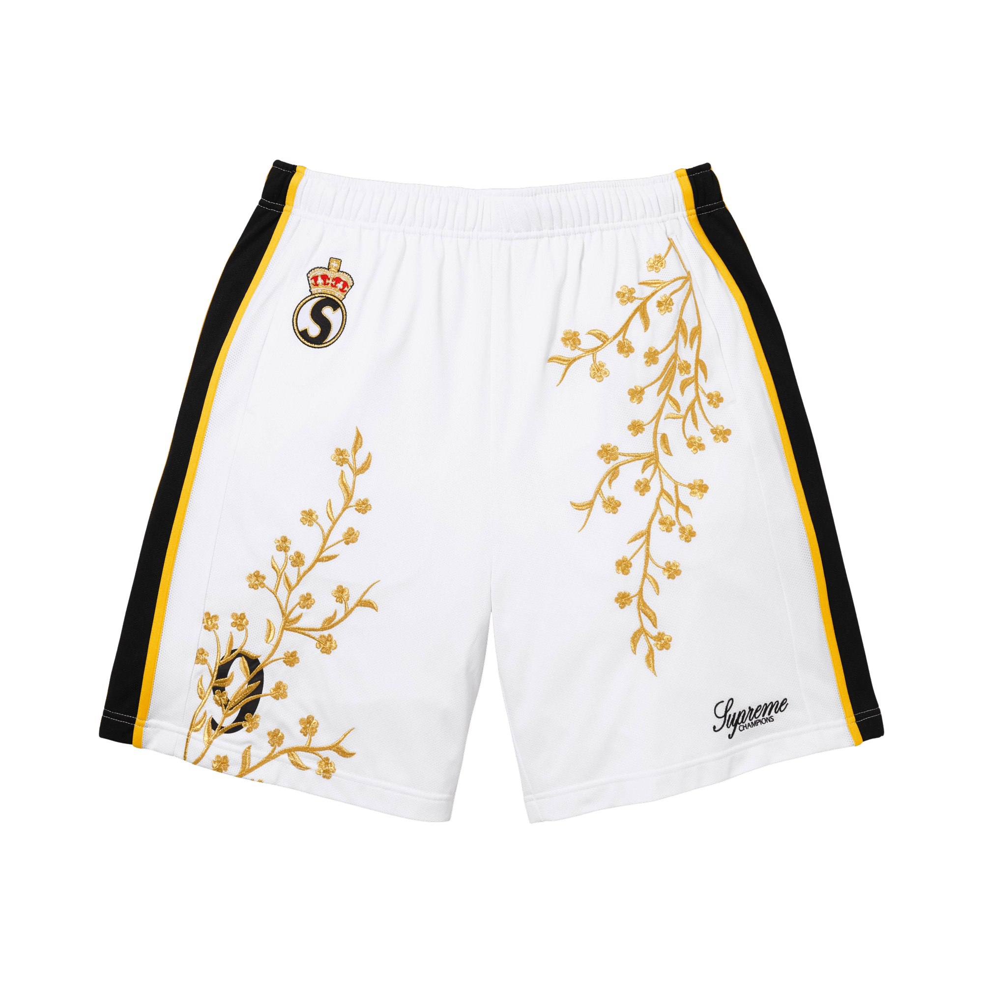 Supreme Floral Soccer Short 'White'