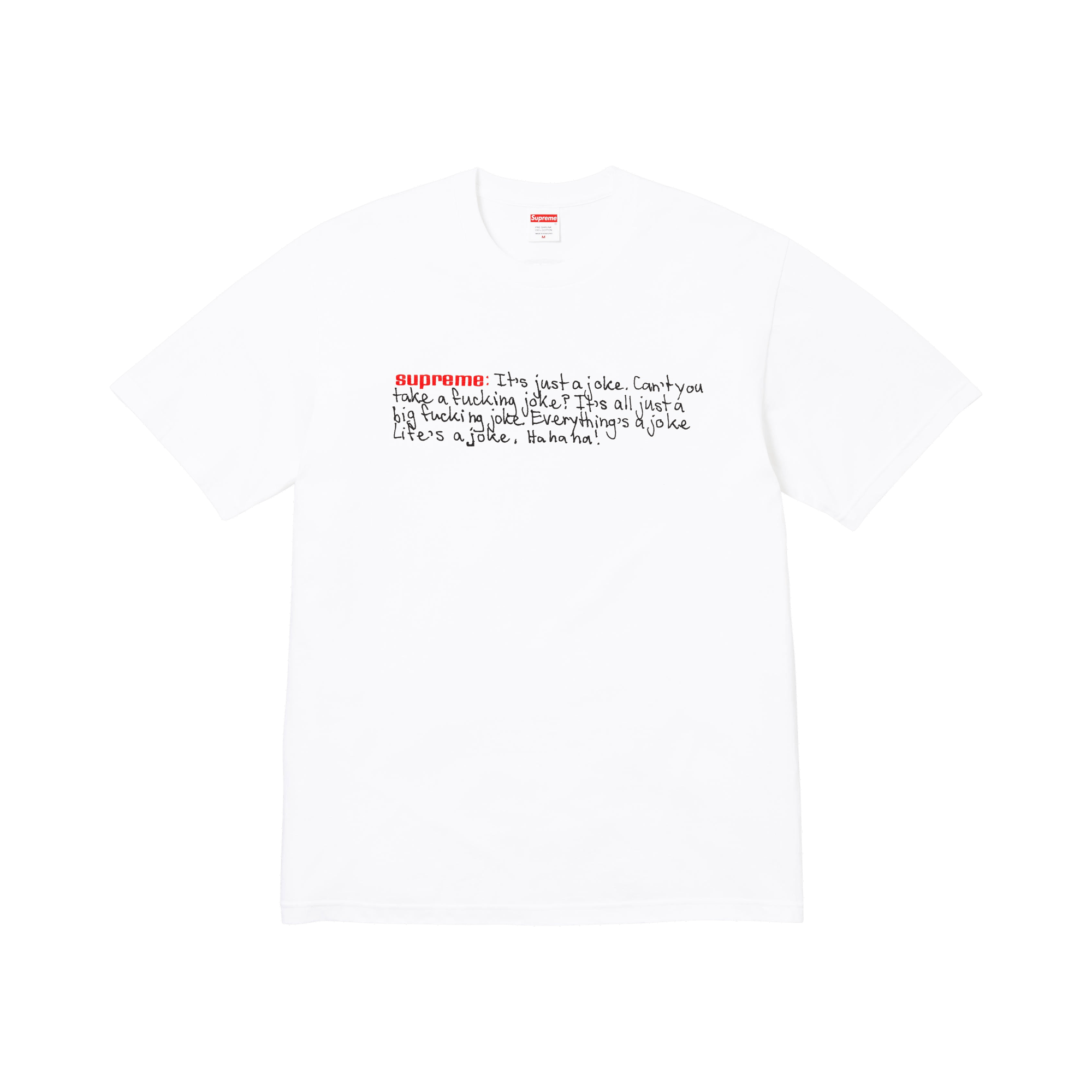 Supreme Joke Tee 'White'